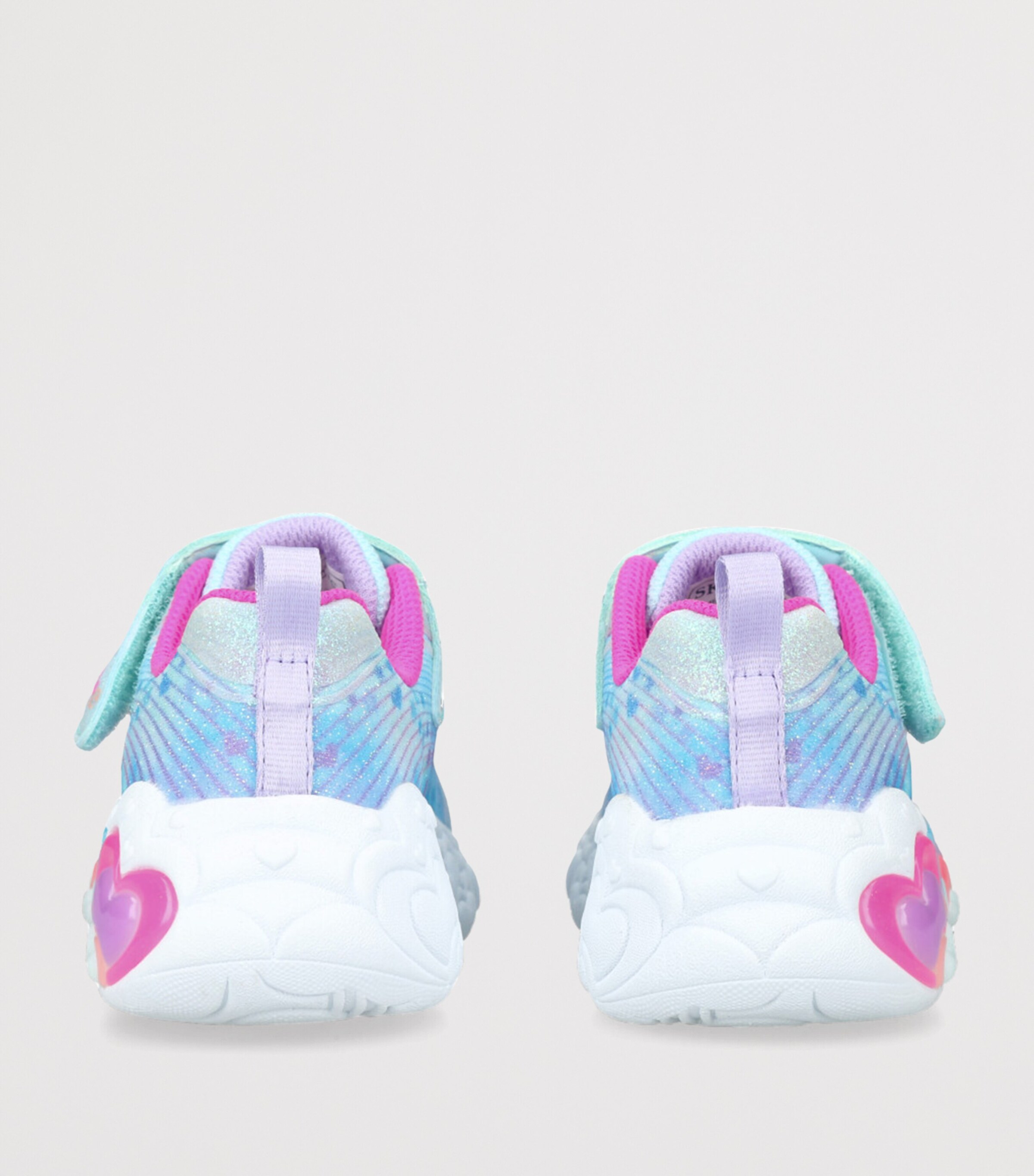 Skechers Eternal Heart Lights Sneakers Pale Blue Image 2