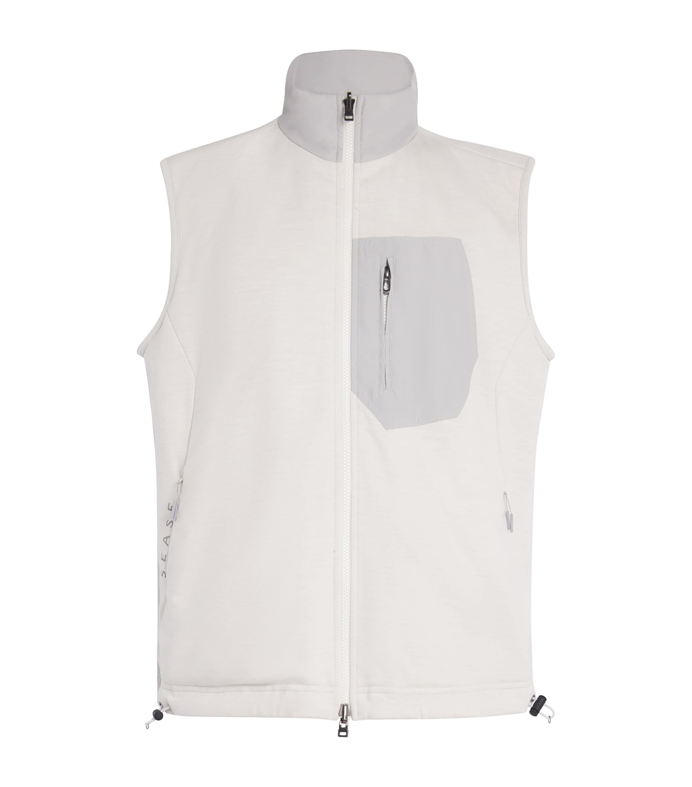 Shop Sease Reversible Padded Explorer Gilet In White