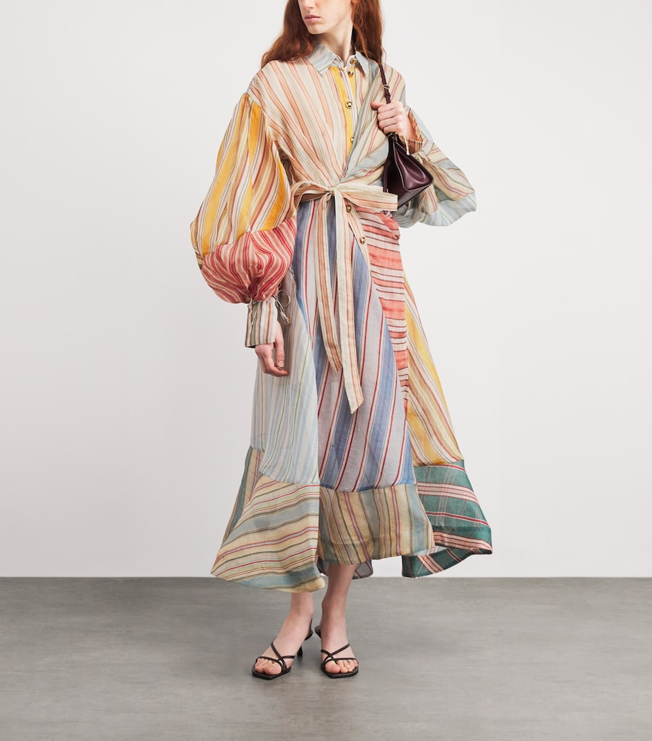 Striped Rebellion Midi Dress SPSTR SPLICD STRIPES Image 2