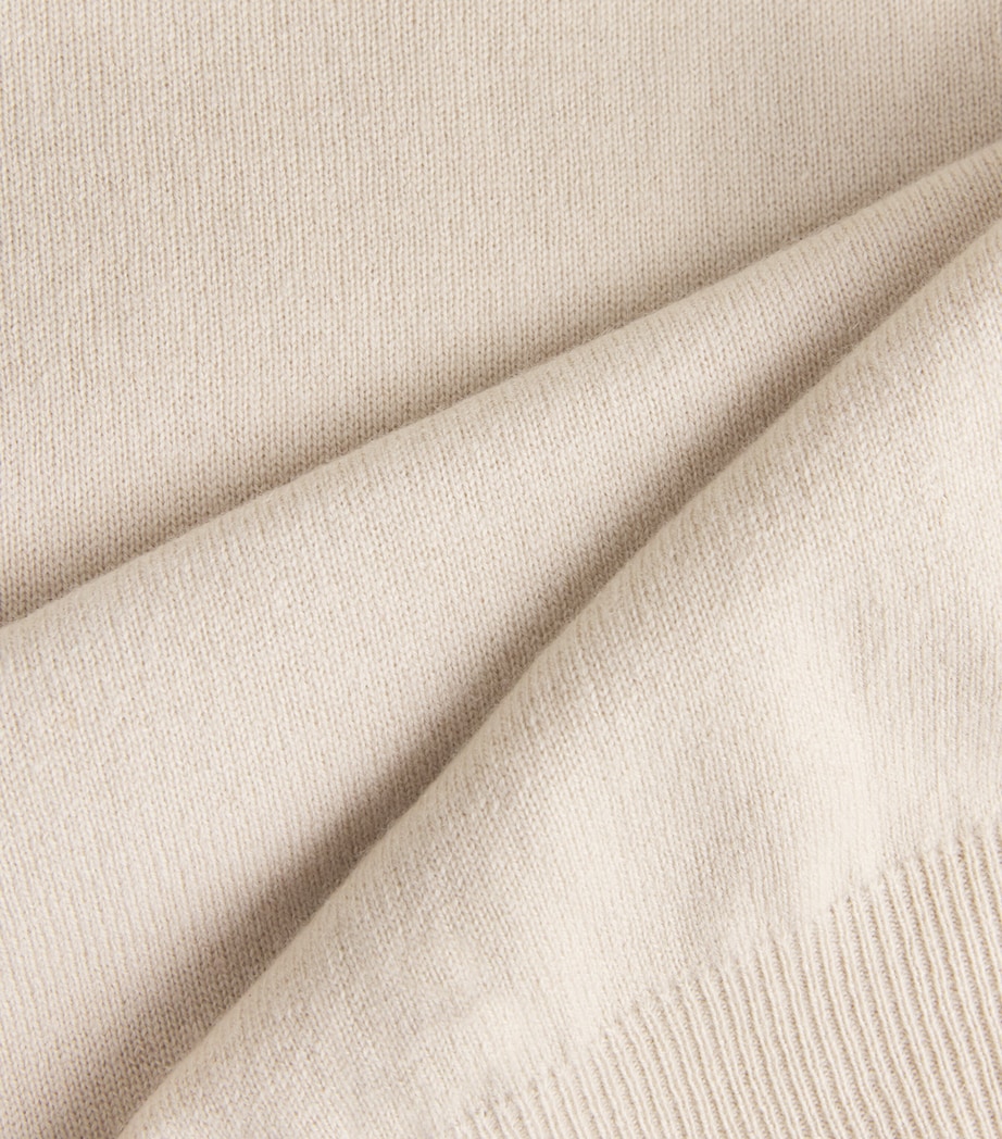 Herskind Womens Cashmere Thora T-Shirt Crème Image 6