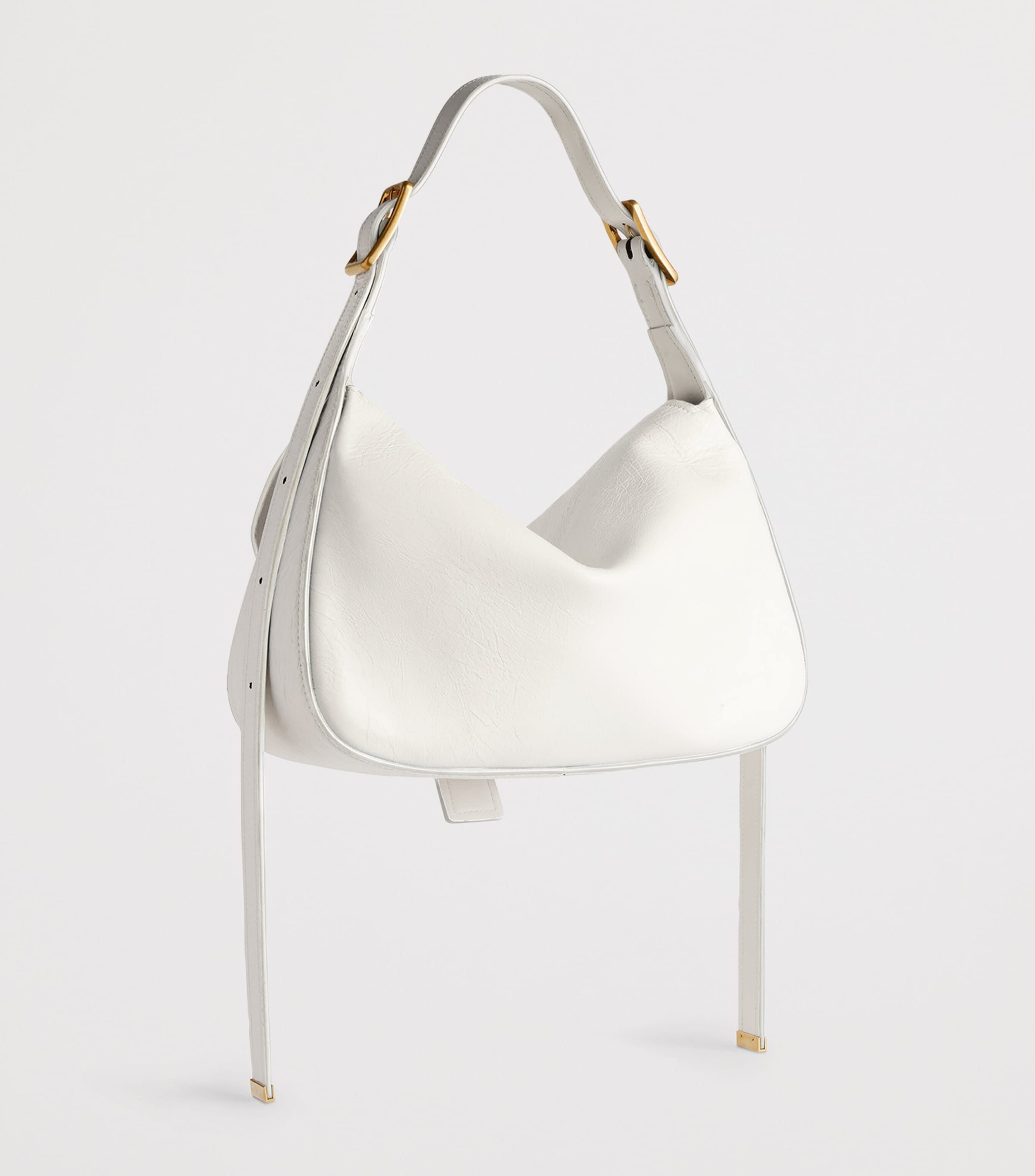Balenciaga Pink Lambskin Clicca Shoulder Bag | Harrods UK