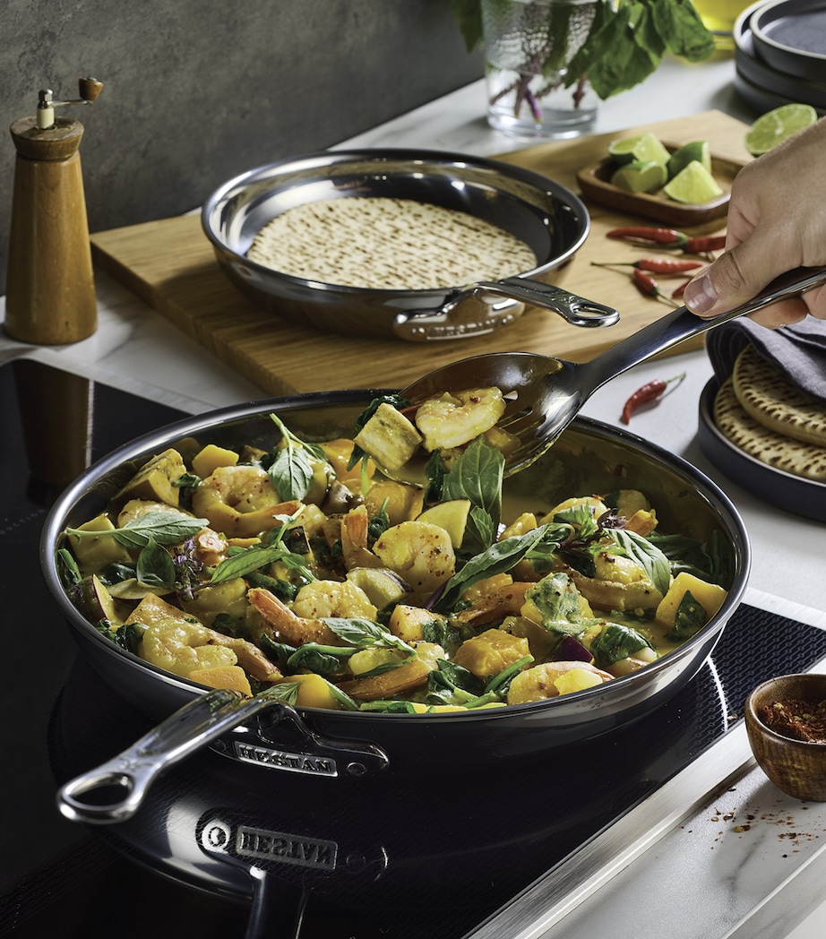 Hestan Set of 2 Nanobond Skillets Stainless Steel Image 7
