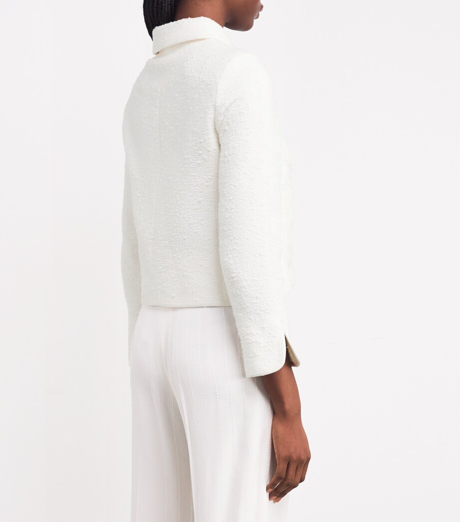 Cotton-Blend Everyday Jacket WHITE Image 4