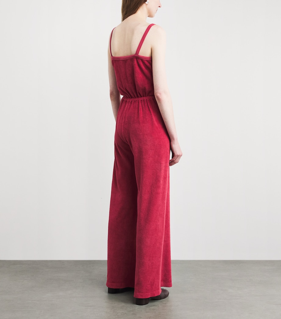 Suzie Kondi Womens Terry Elma Jumpsuit Framboise Image 5