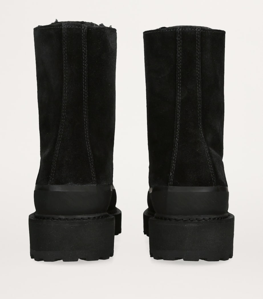 Suede Dolomite Ankle Boots BLACK Image 2