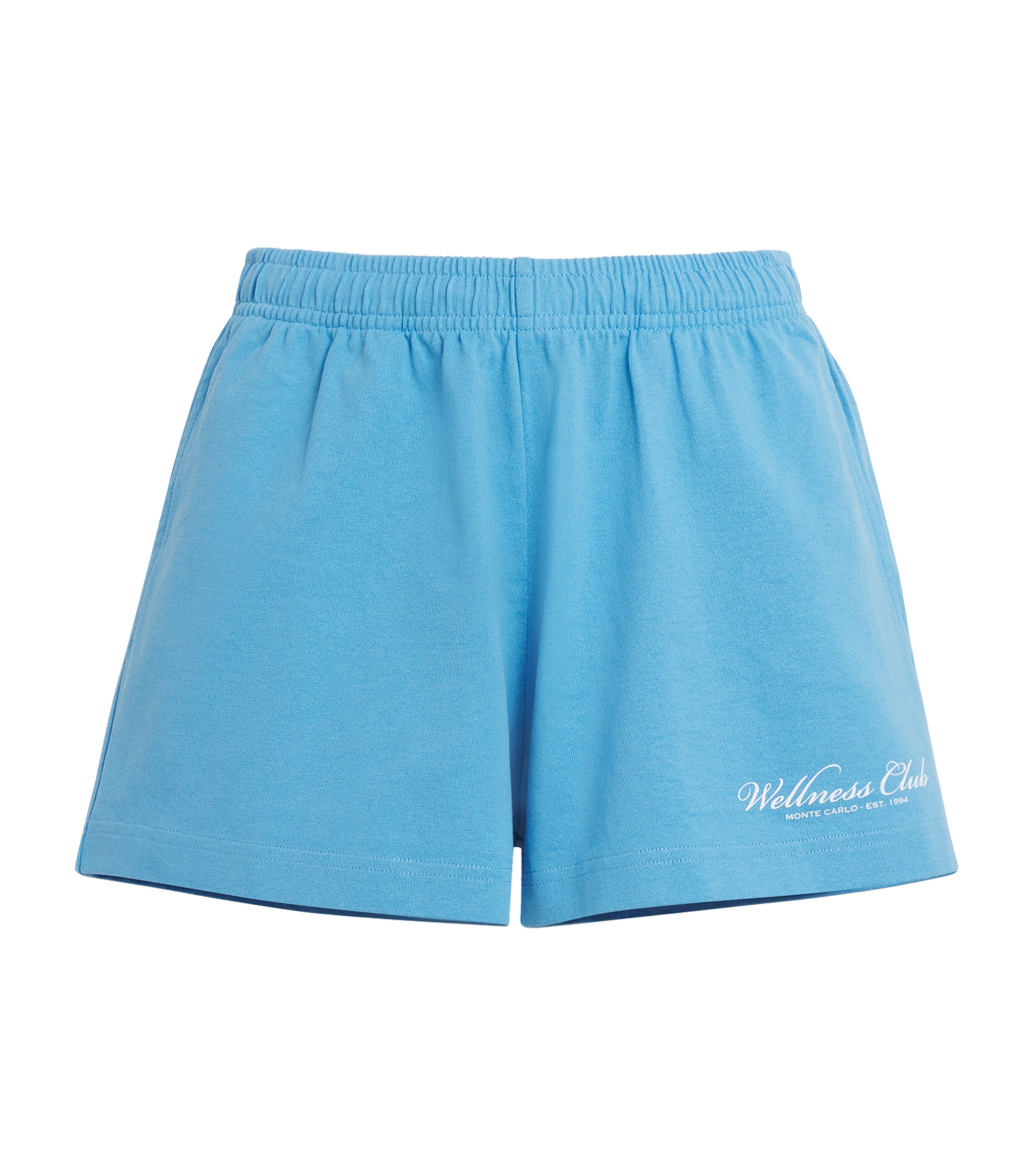 Sporty And Rich Wellness Club Disco Shorts In Blue