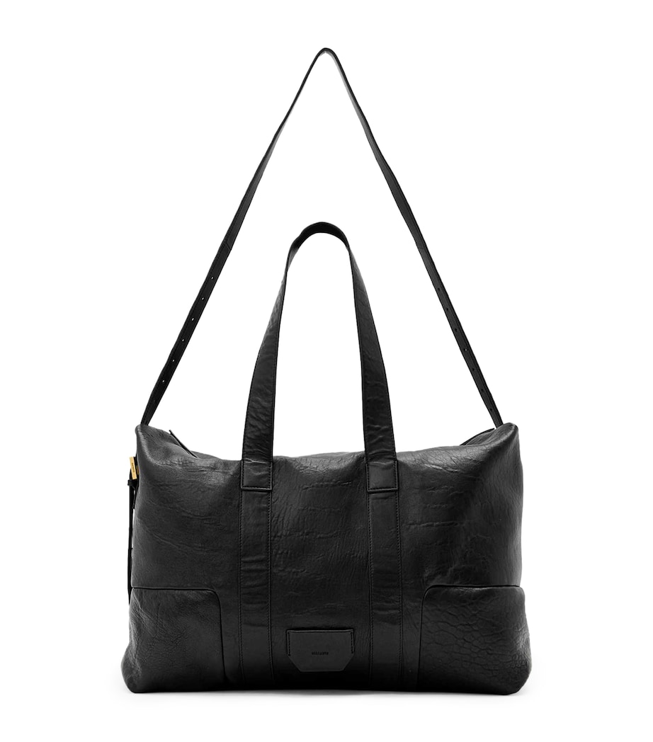Leather Ares Holdall BLACK Image 1