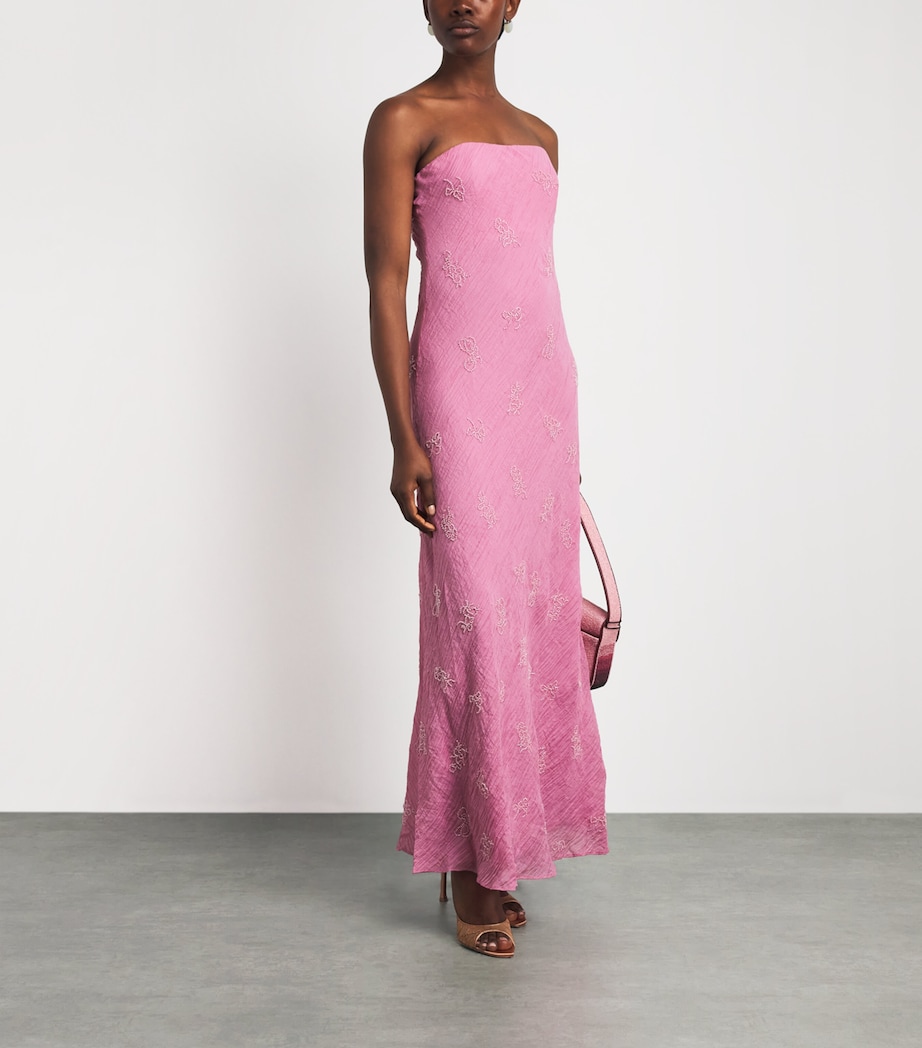 staud pink organza dress STAUD, Calluna Dress in Blush, Size XS