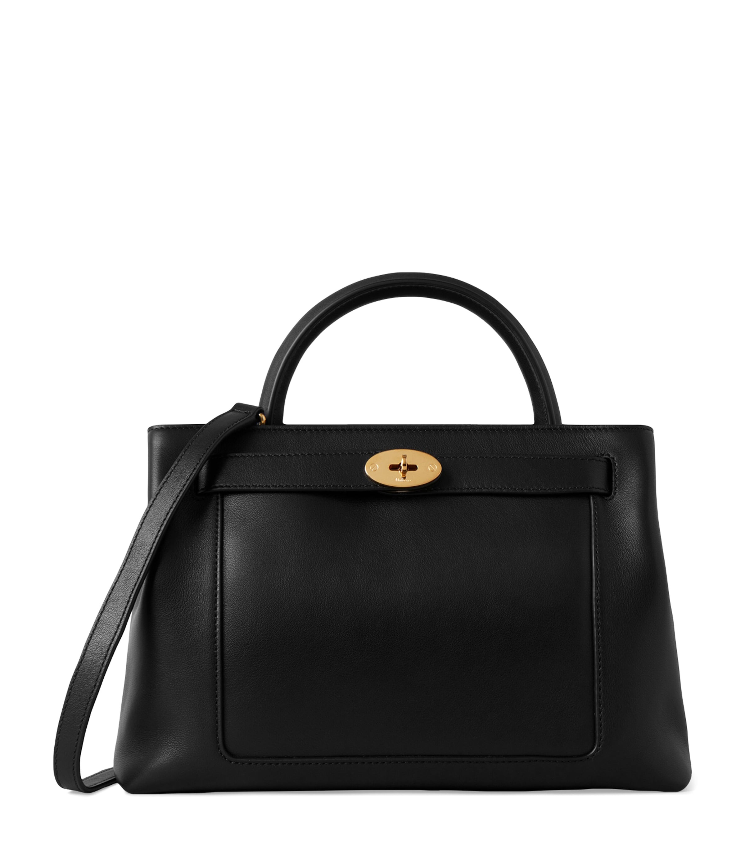 Shop Mulberry Leather Islington Cross-body Bag In Black