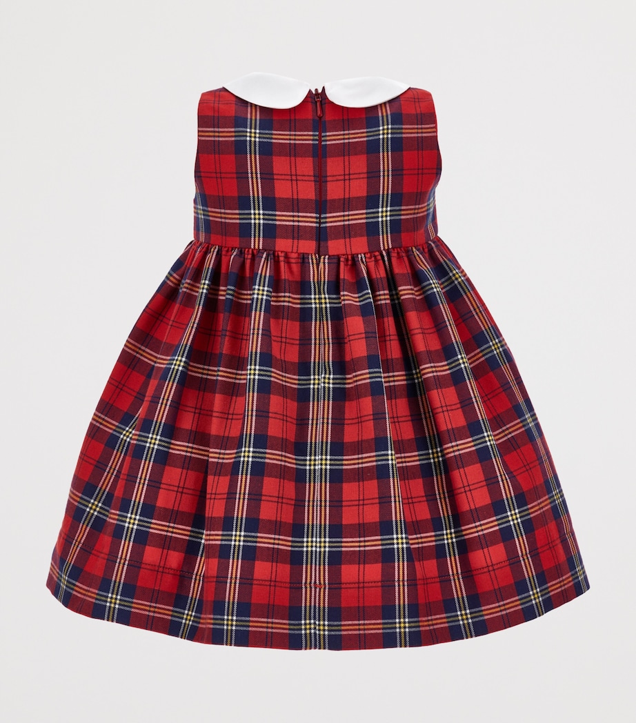 Tartan Dress (3-36 Months) RUBINO+BLUE NAVY Image 2