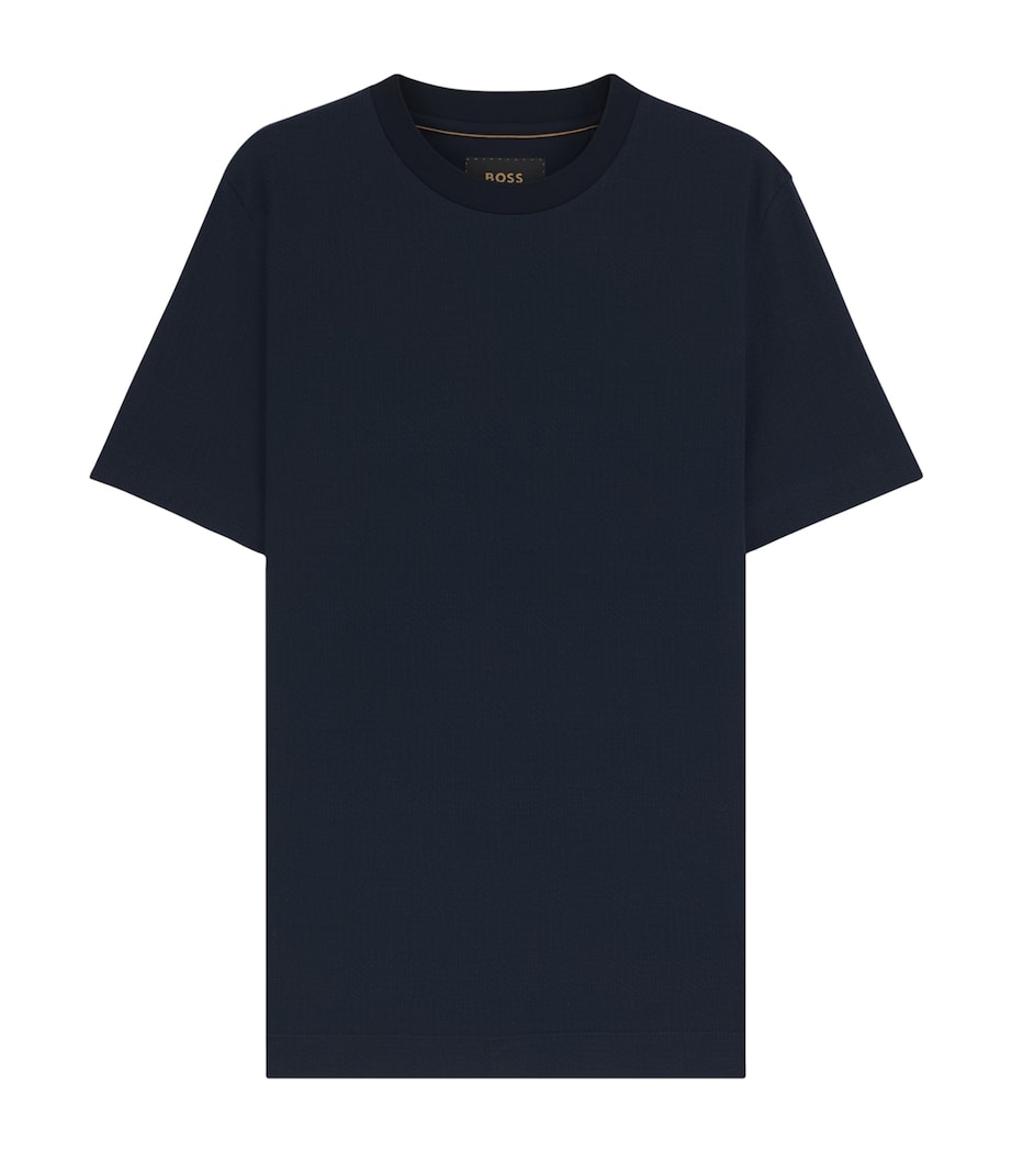 Cotton-Silk Check T-Shirt 404 Image 1