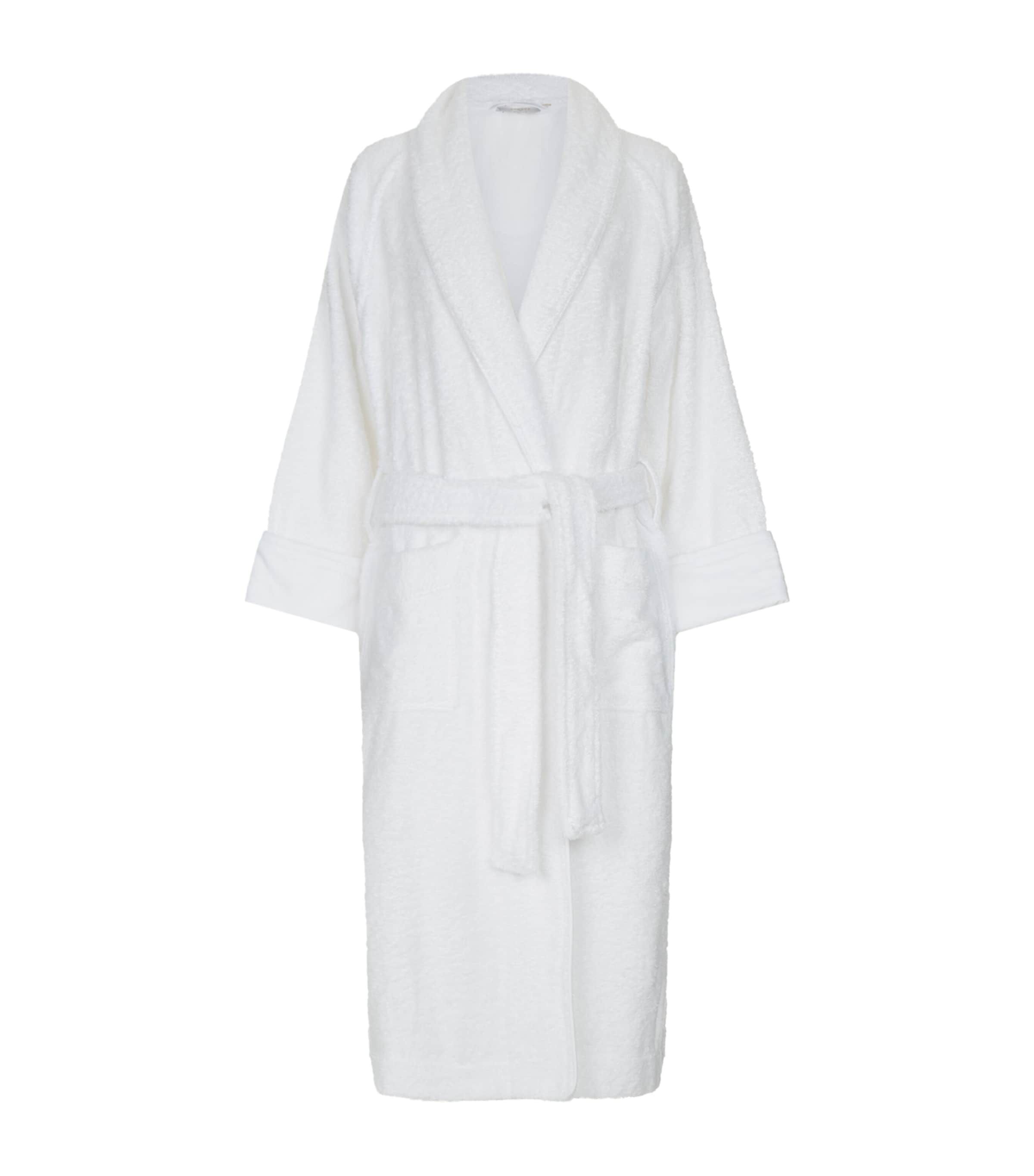 Frette Unito Robe In White