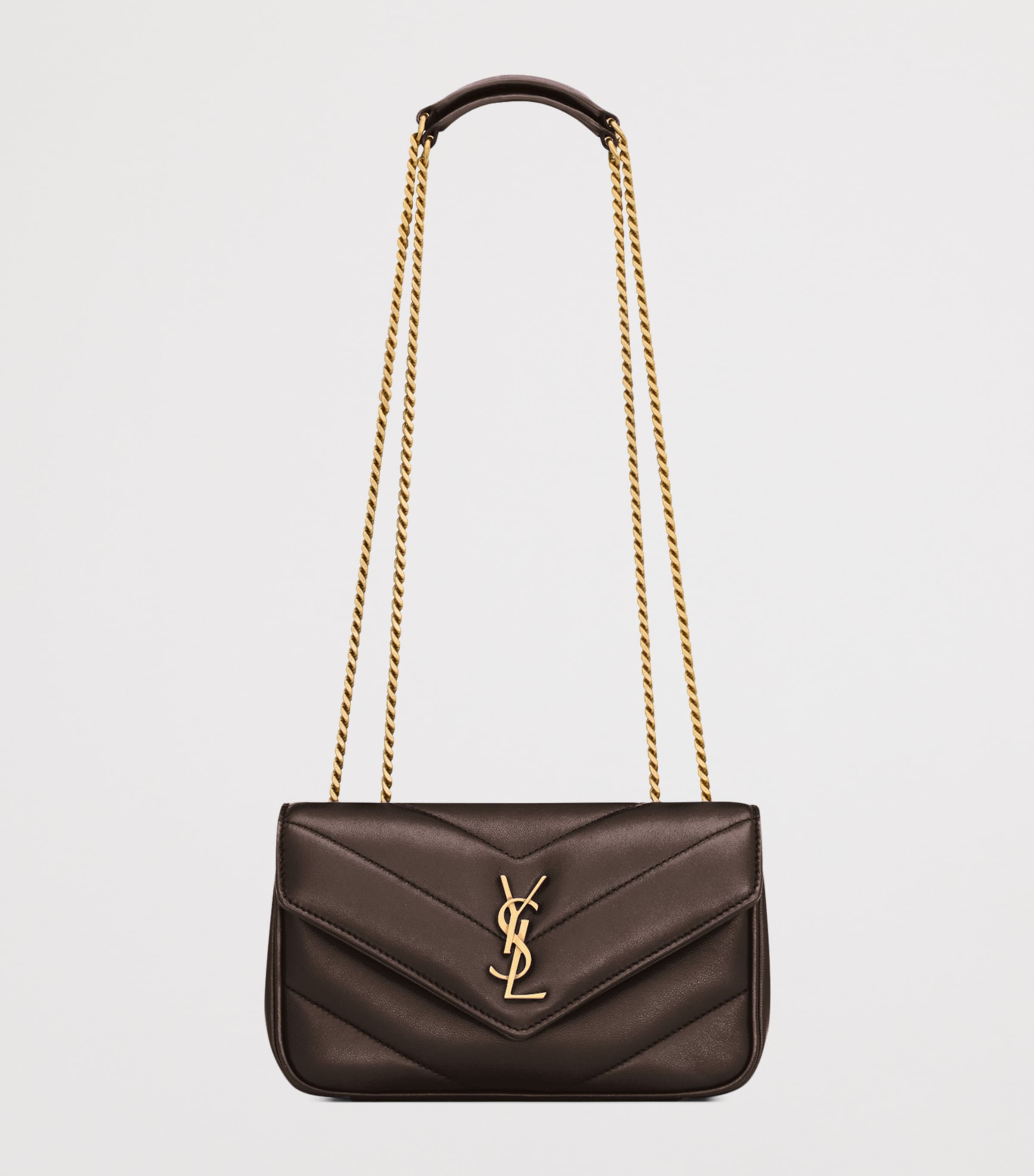 Saint Laurent Mini Matelassé Loulou Shoulder Bag Image 2