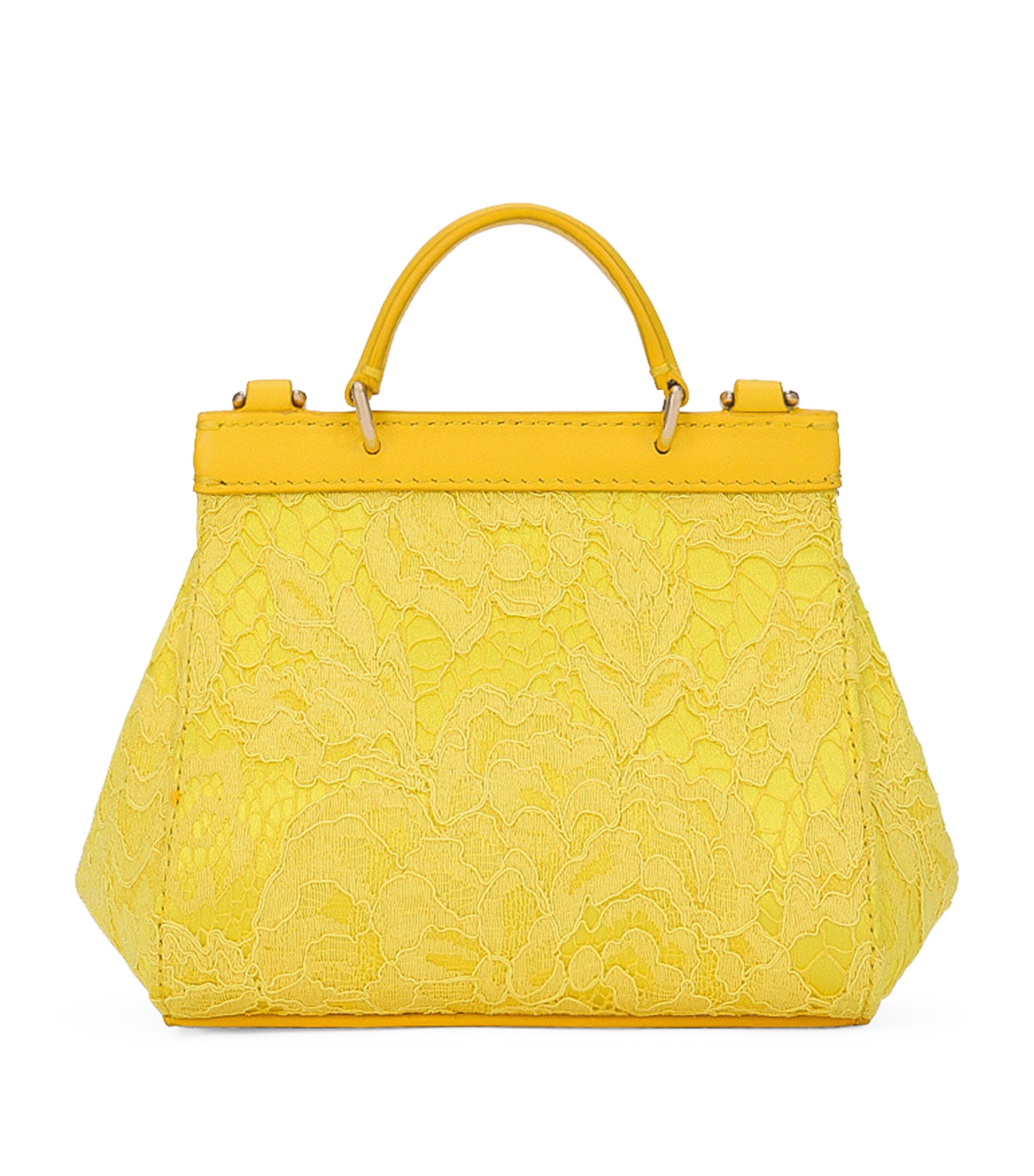 Mini Sicily Top-Handle Bag 80210-YELLOW Image 4