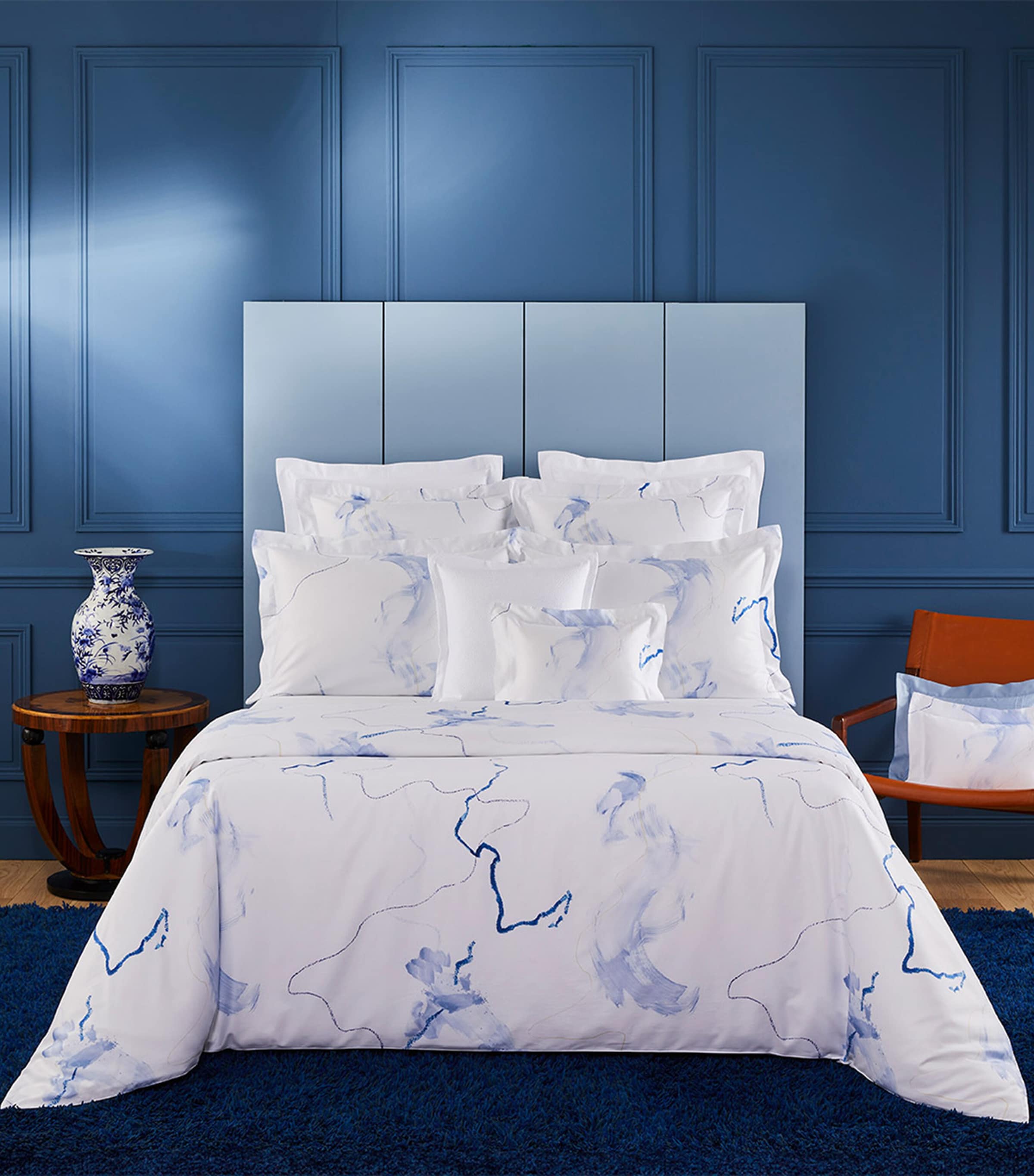 Yves Delorme Couture Ulysse Square Oxford Pillowcase
