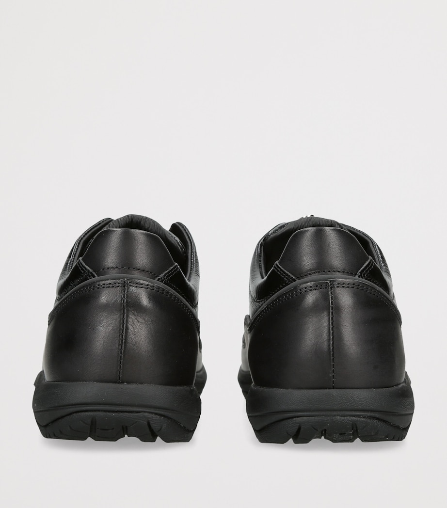 Diemme Crackled Leather Licata Sneakers Black Image 2