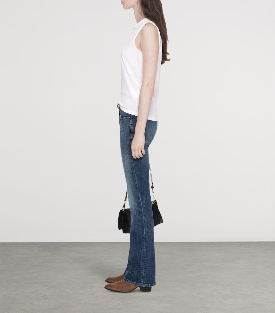 AllSaints Womens Organic Cotton Jenny Tank Top Optic White Image 8