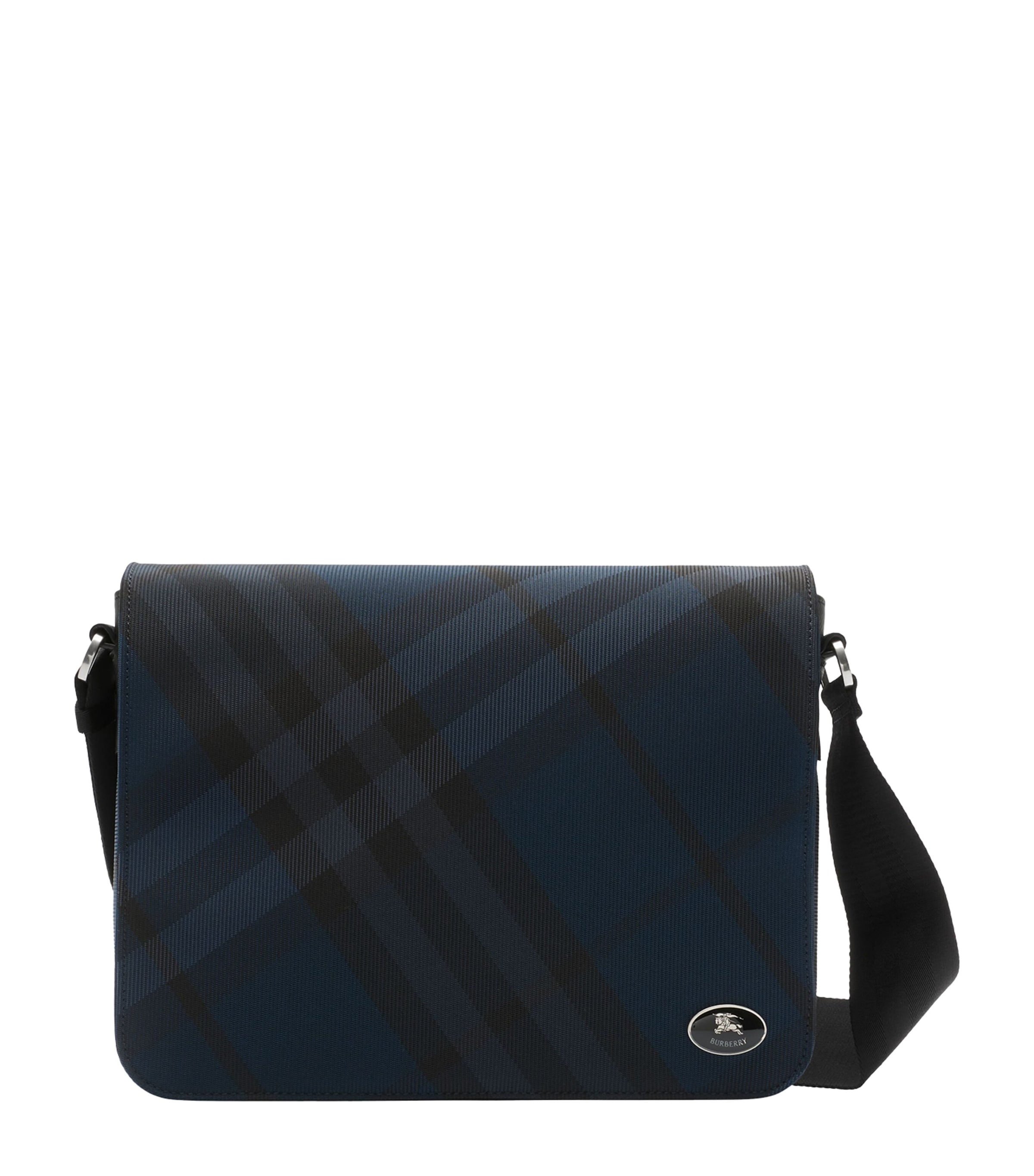 Grid Messenger Bag NAVY Image 1