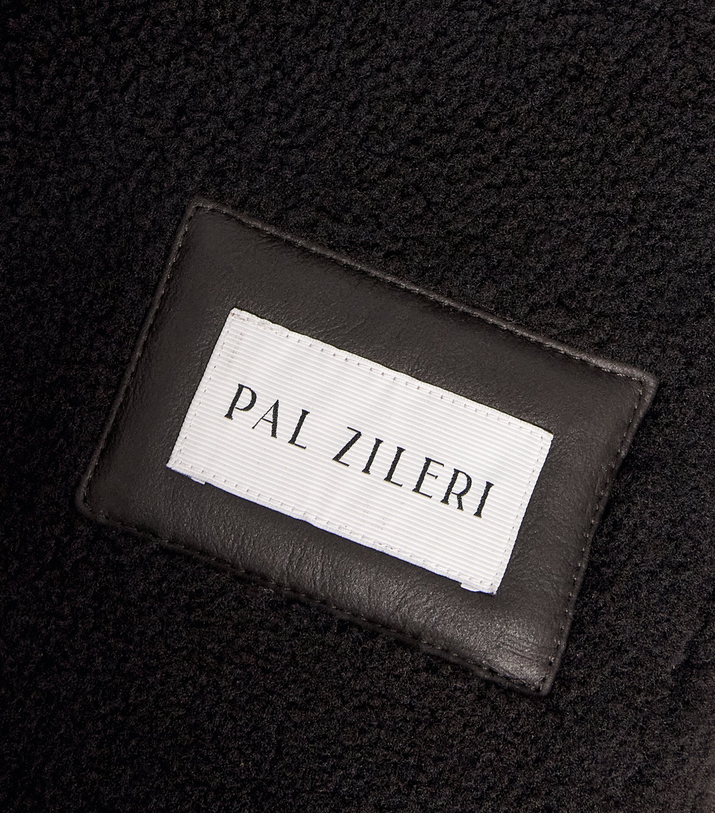 Pal Zileri Mens Lamb Shearling Long Coat Brown Image 6