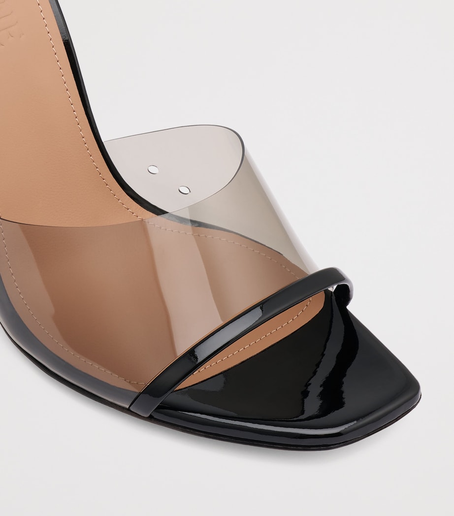 Malone Souliers PVC Roxanne Heeled Sandals 90 Black Image 5