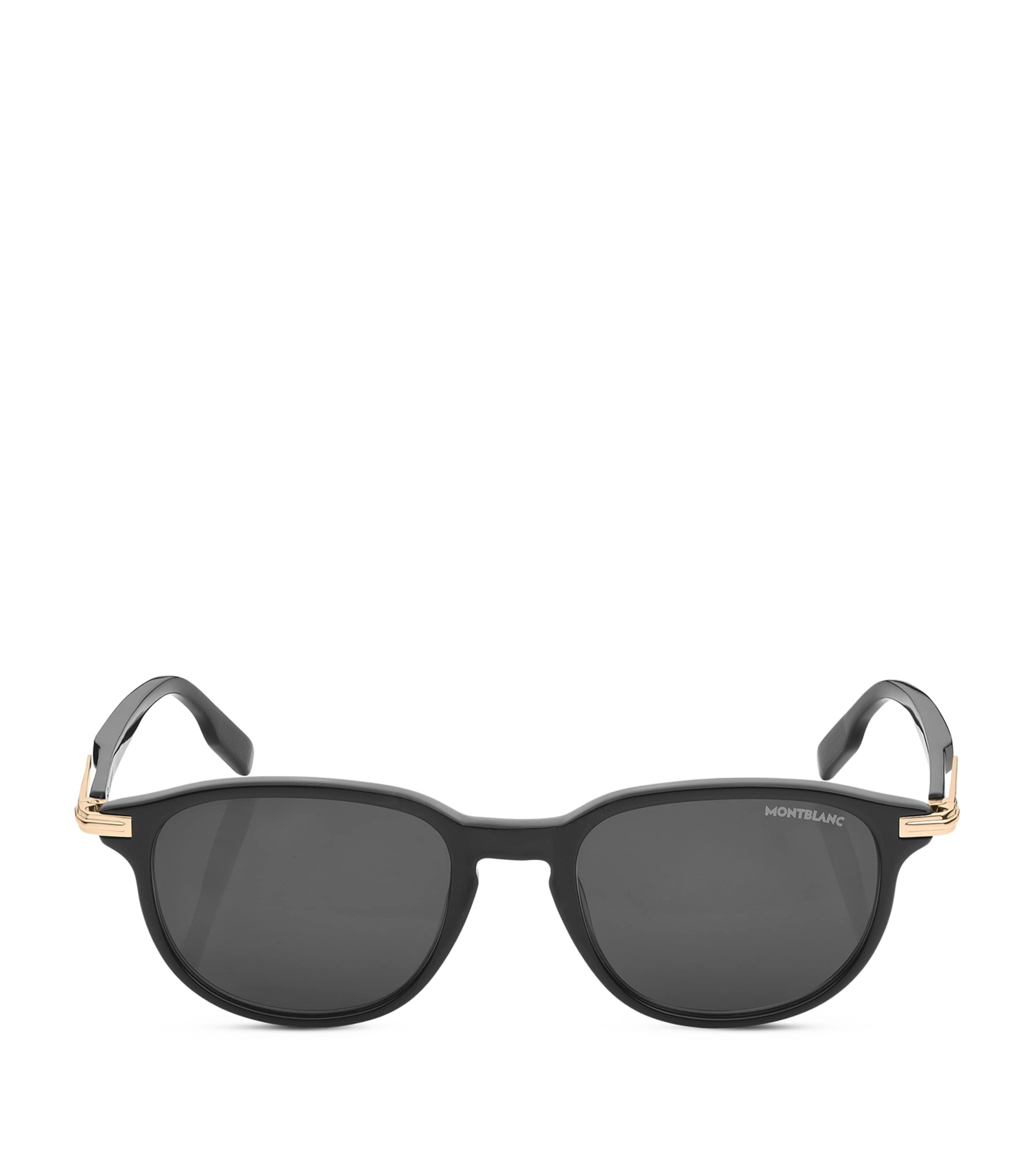 Montblanc Black Acetate Square MB131311 Sunglasses | Harrods US