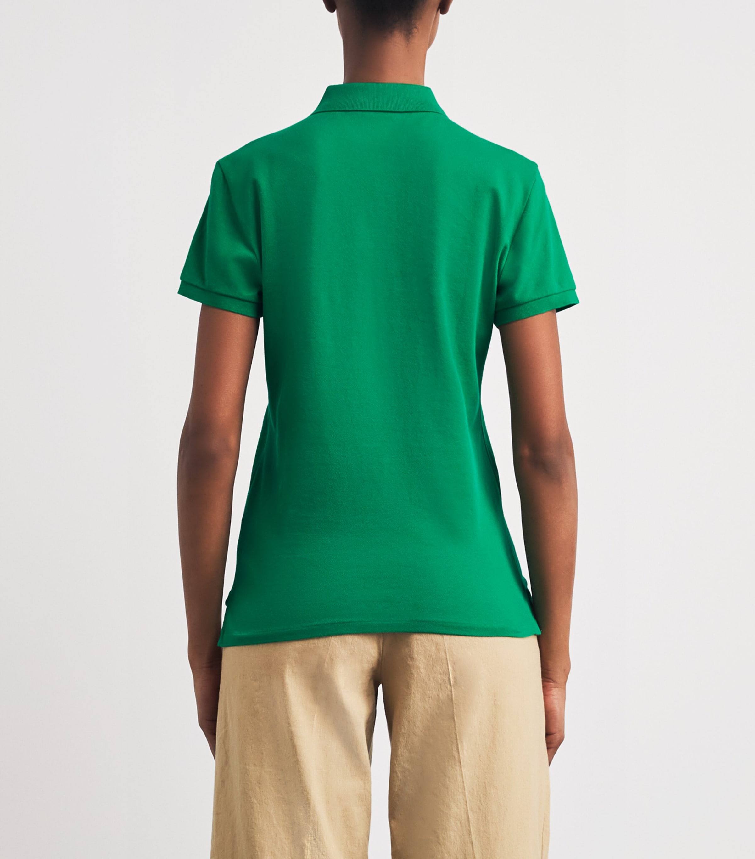 Polo Ralph Lauren Womens Stretch-Cotton Piqué Julie Polo Shirt Image 5