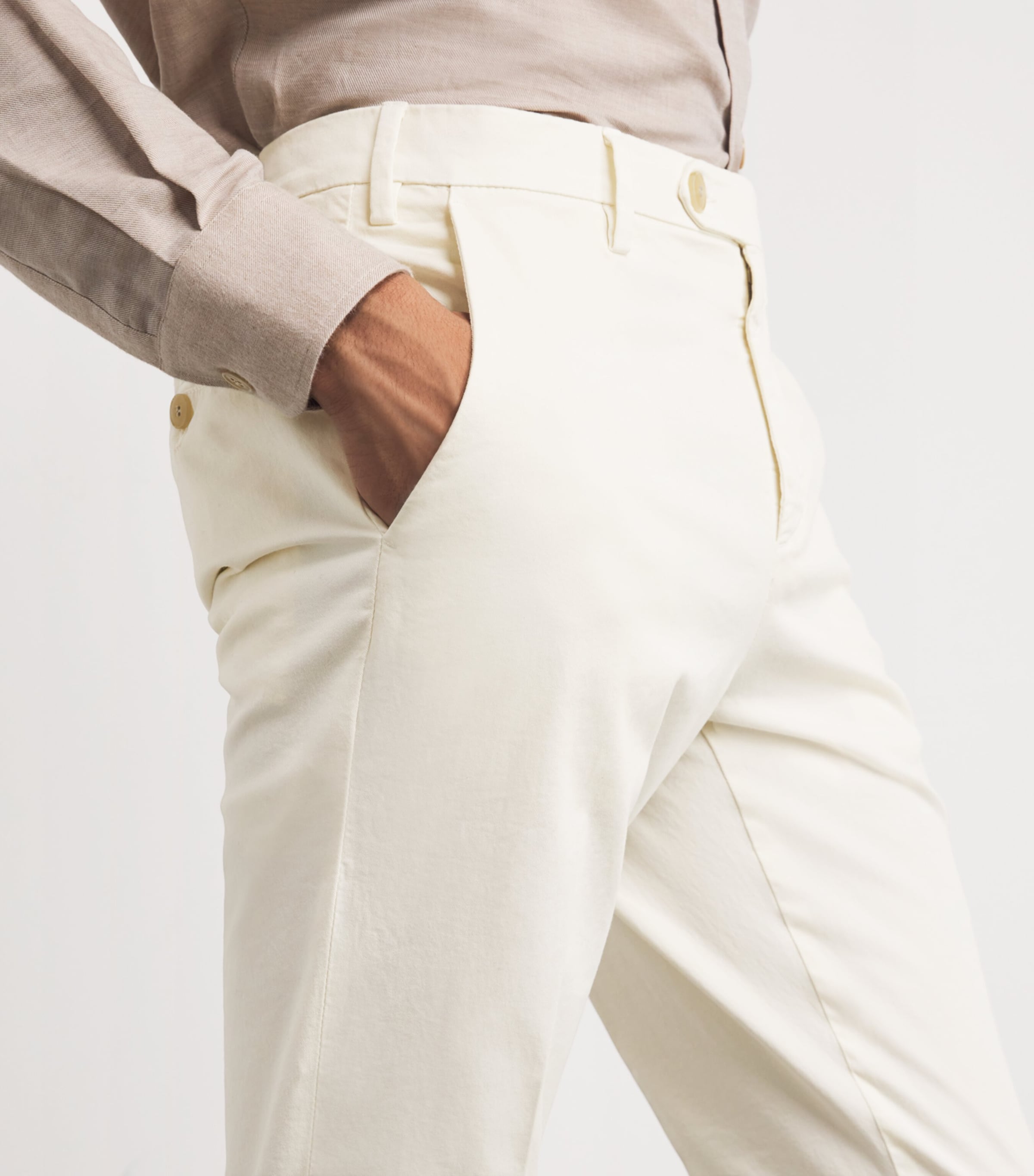 Stretch-Cotton Straight Chinos 5 Image 6