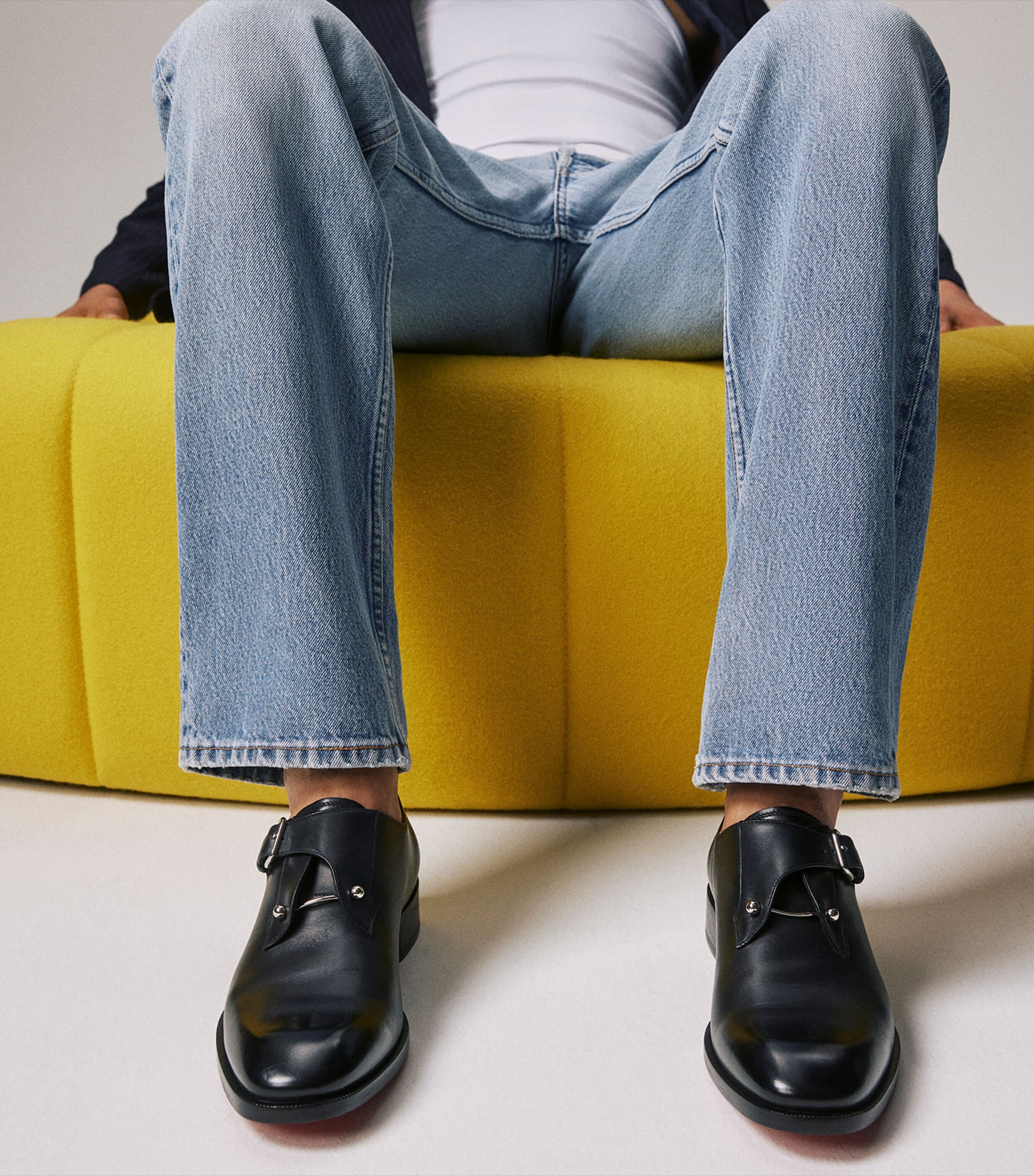 Chambelimonk Calfskin Monk Shoes BK01 Image 2