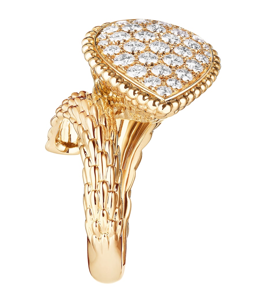 Yellow Gold and Diamond Serpent Bohème Ring YELLOW GOLD Image 3