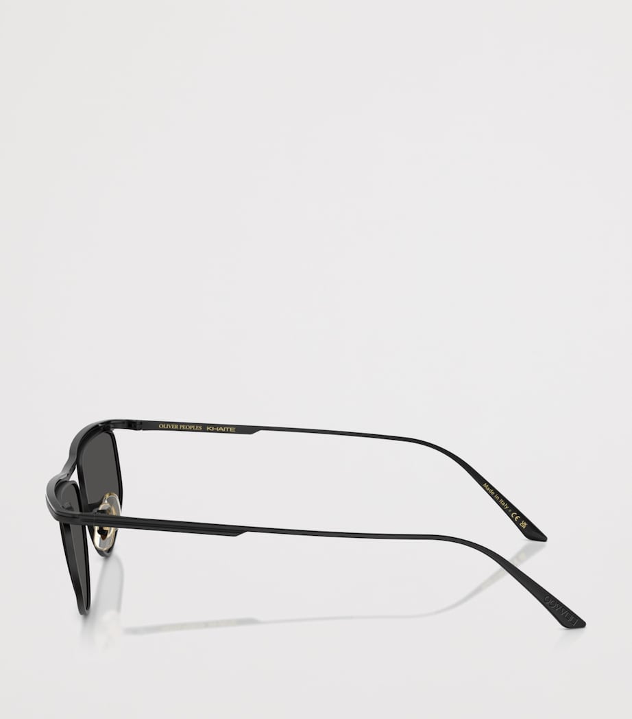 Oliver Peoples Steel 1986C Irregular Oval Sunglasses Black Image 3