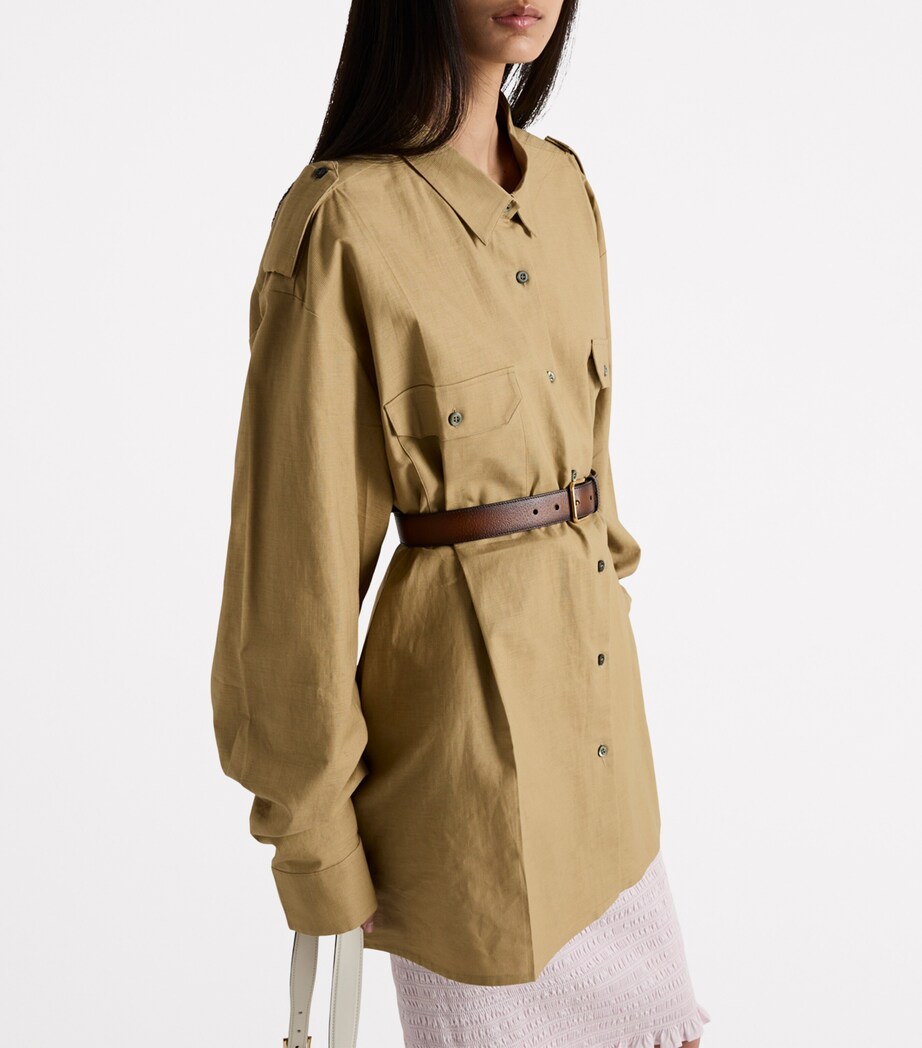 Prada Womens Cotton Oversized Shirt Image 3