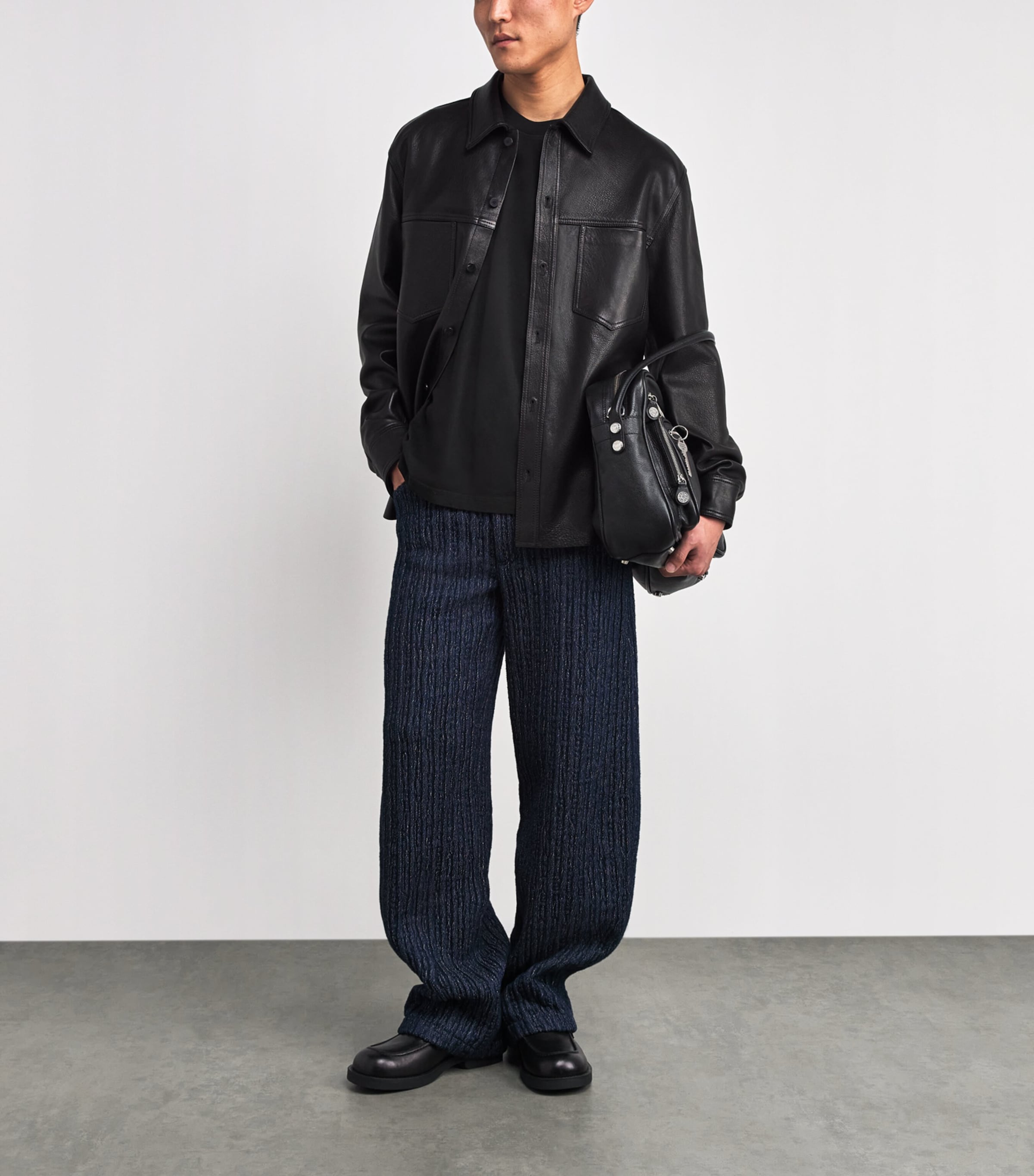 Cotton Asha T-Shirt BLACK Image 2