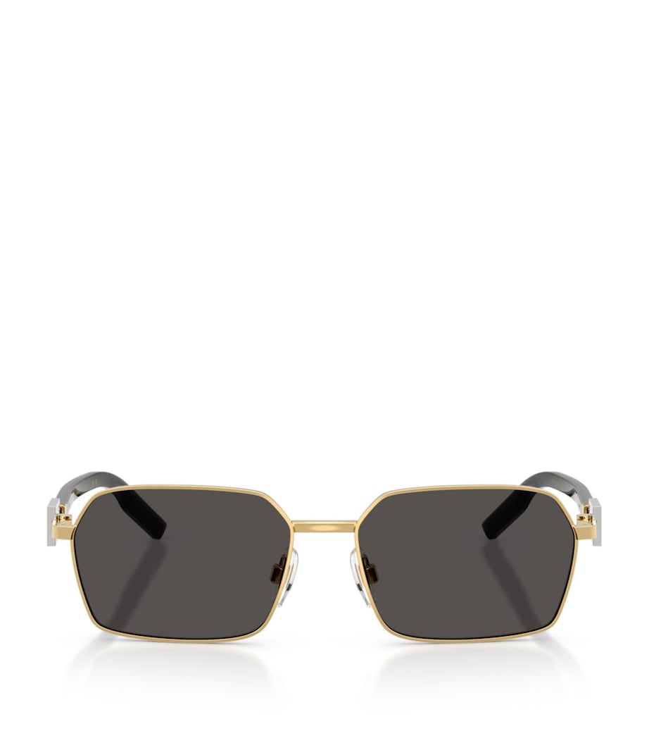 Wire-Frame Rectangular Sunglasses FEB-87 Image 1