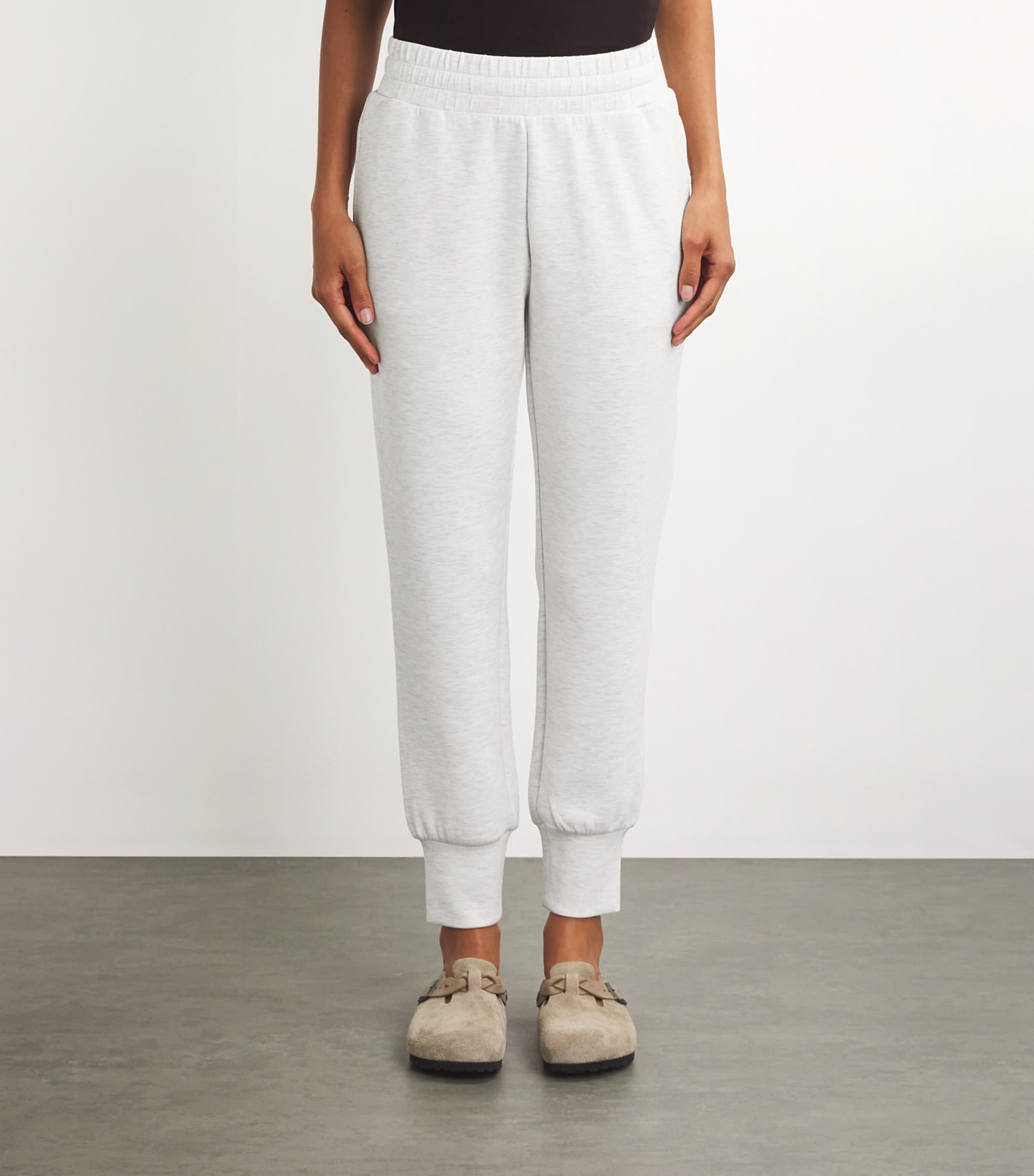 The Slim Cuff Sweatpants IVORY MARL Image 3