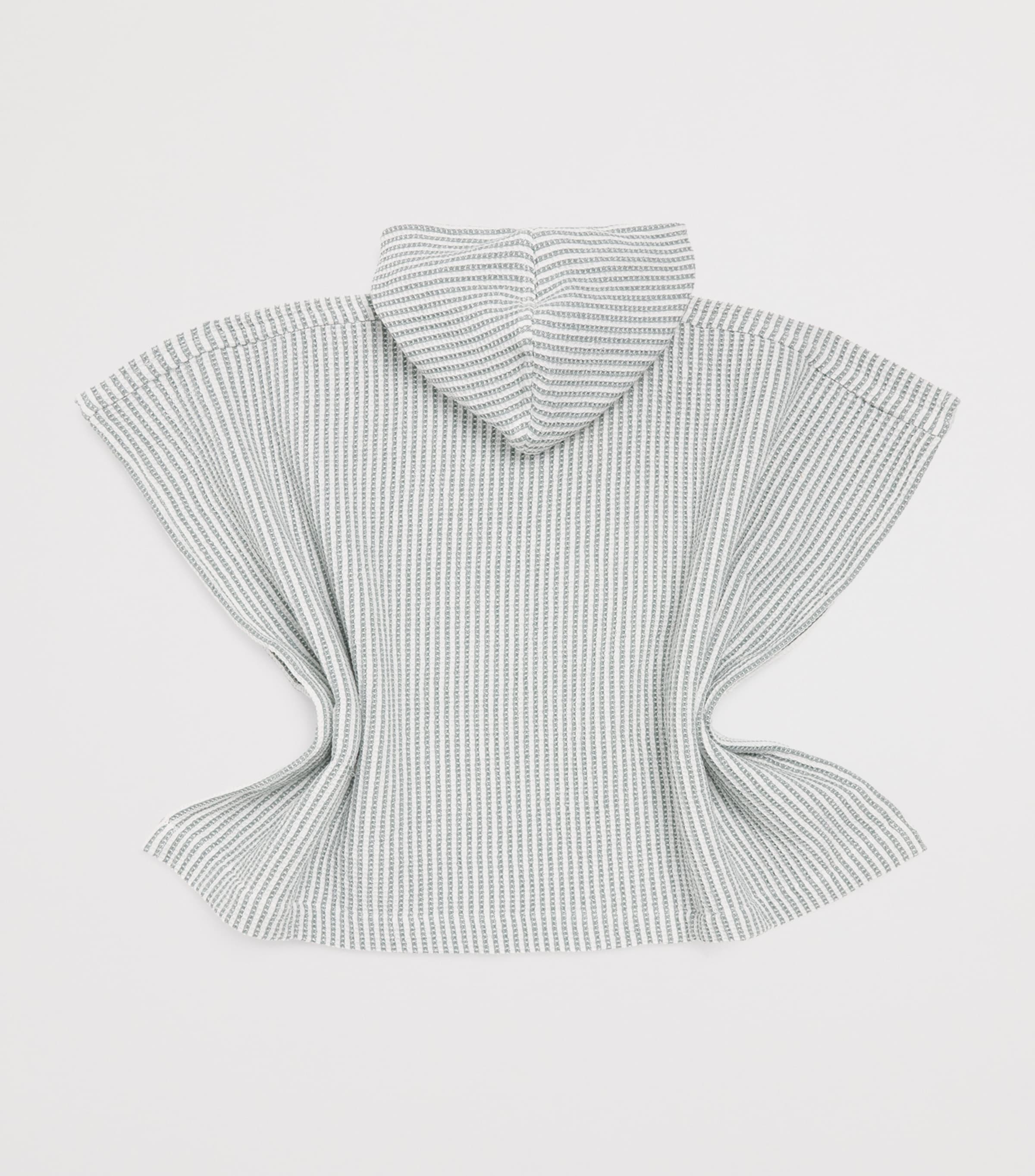 Liewood Organic Cotton Stripe Paco Poncho (1-4 Years) Yd Stripe Mint/crème Image 2