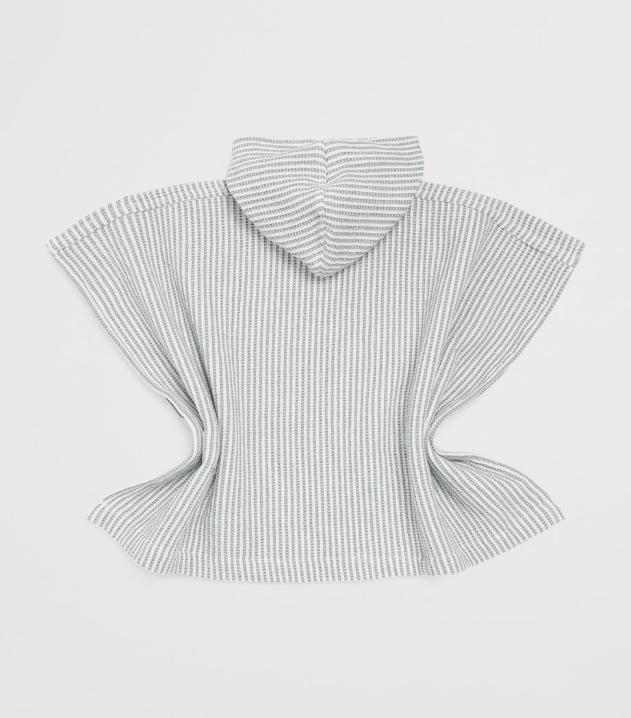 Liewood Organic Cotton Stripe Paco Poncho (1-4 Years) Yd Stripe Mint/crème Image 2