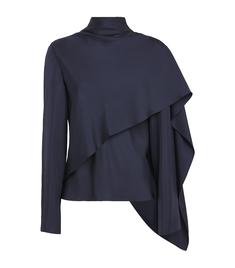 Róhe Womens Silk Foulard Top Night Image 1