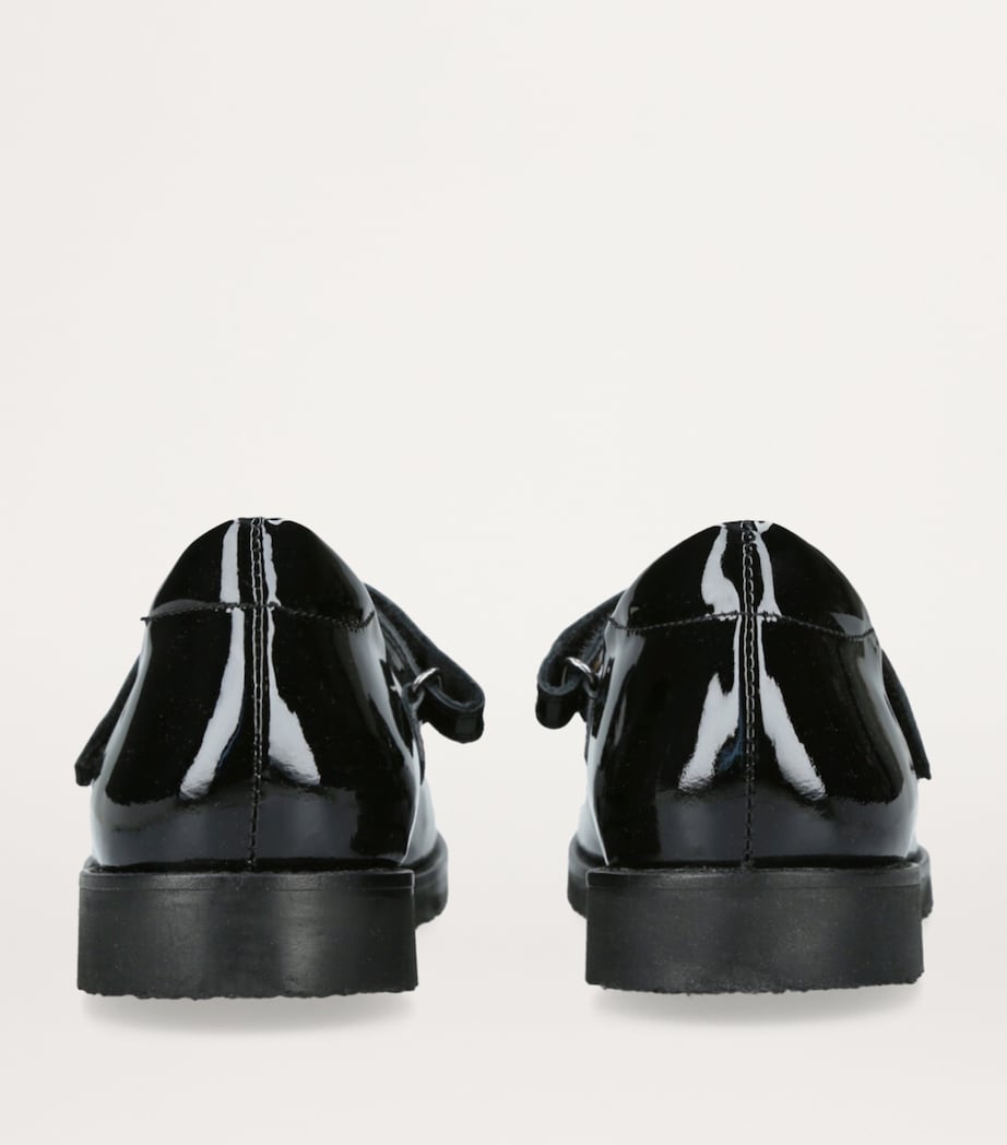 papouelli Leather Emilia Mary Janes Black Image 2