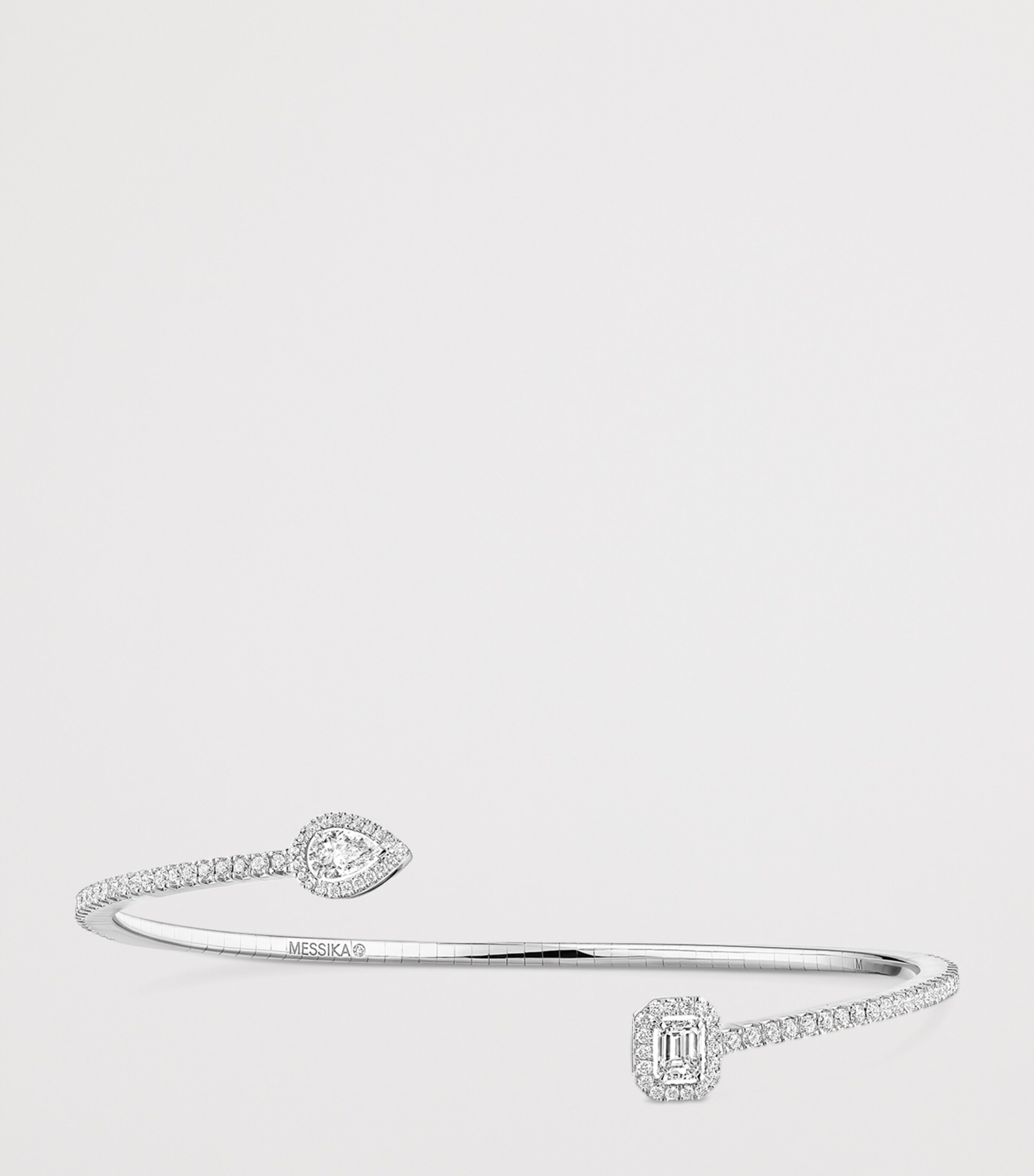 Messika My Twin White Gold and Diamond Bangle (0.80ct) White Gold Image 3