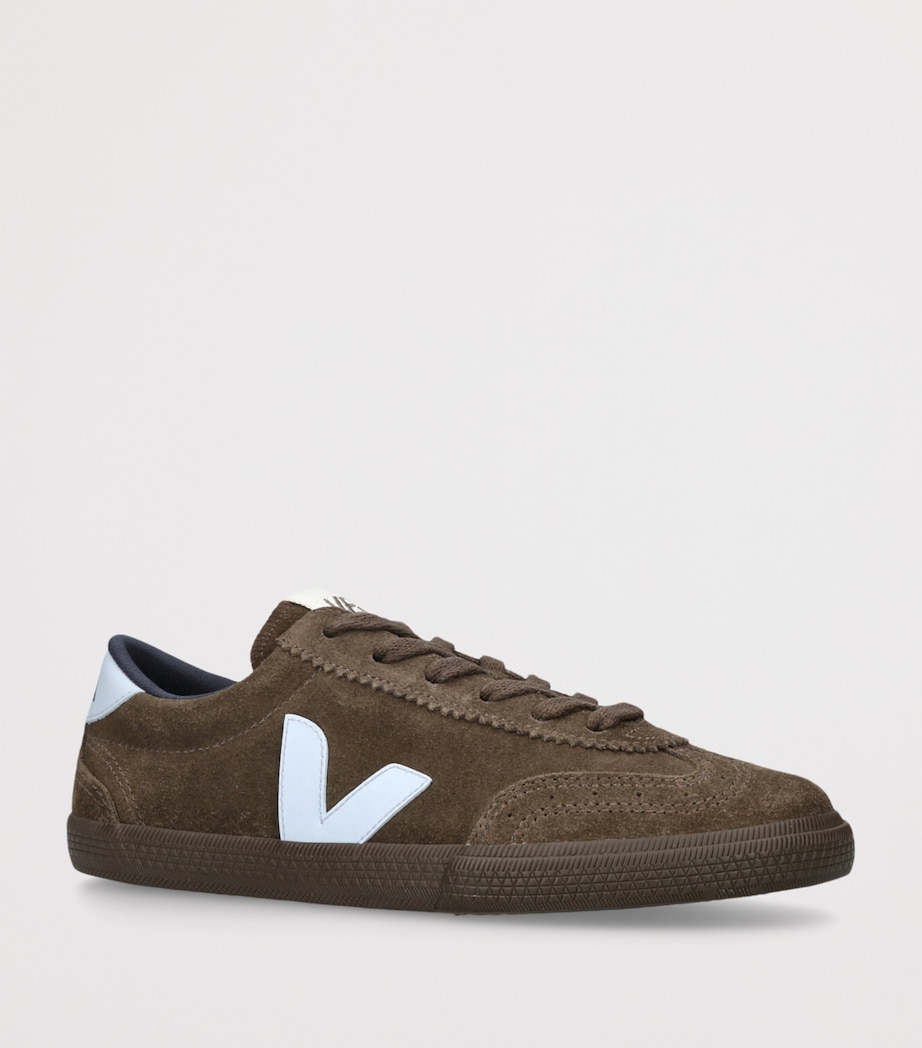 Suede Volley Eagle Swan Sneakers DARK BROWN Image 3