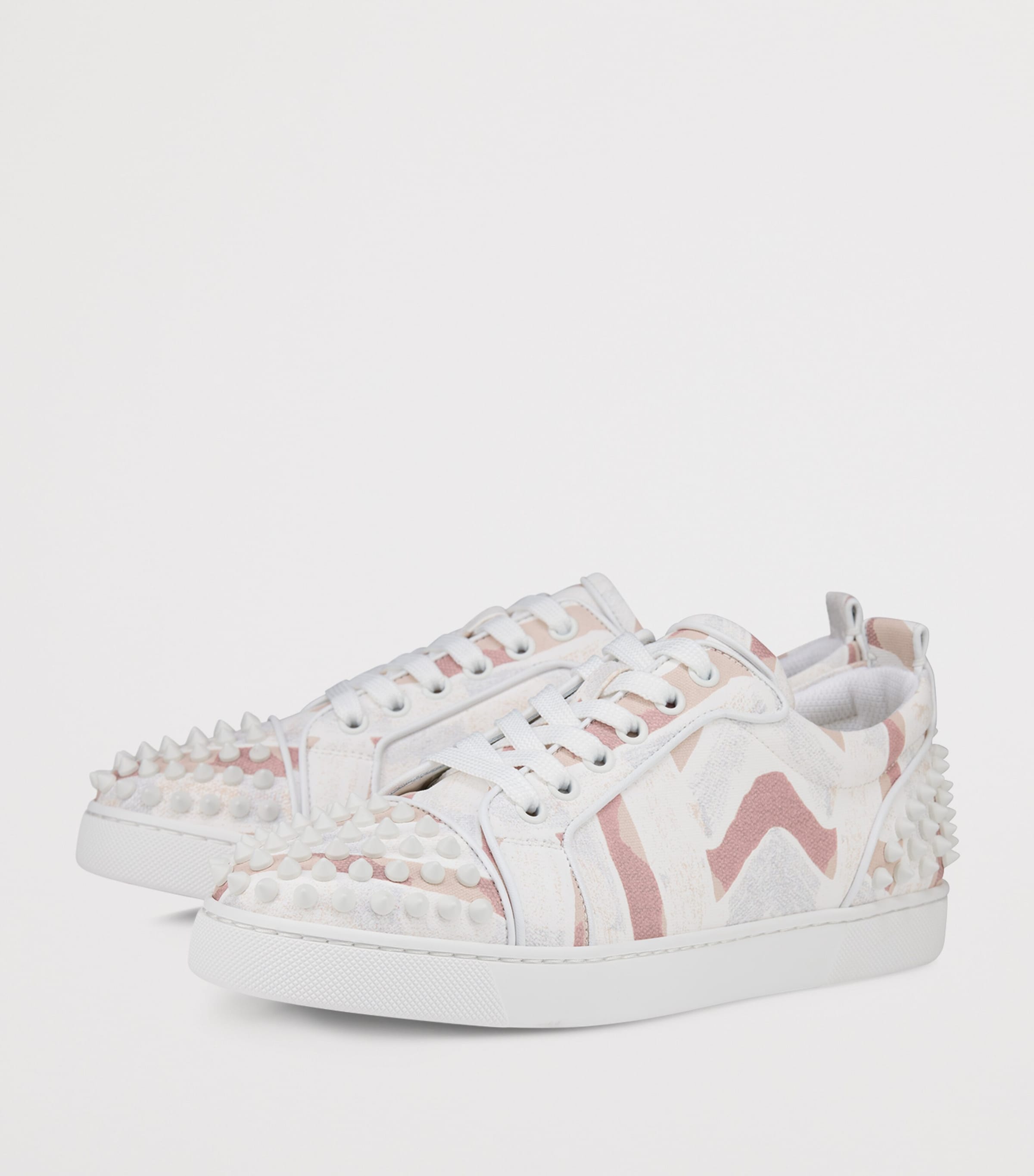 Louise Junior Spikes Cotton-Leather Sneakers 8262 Image 2