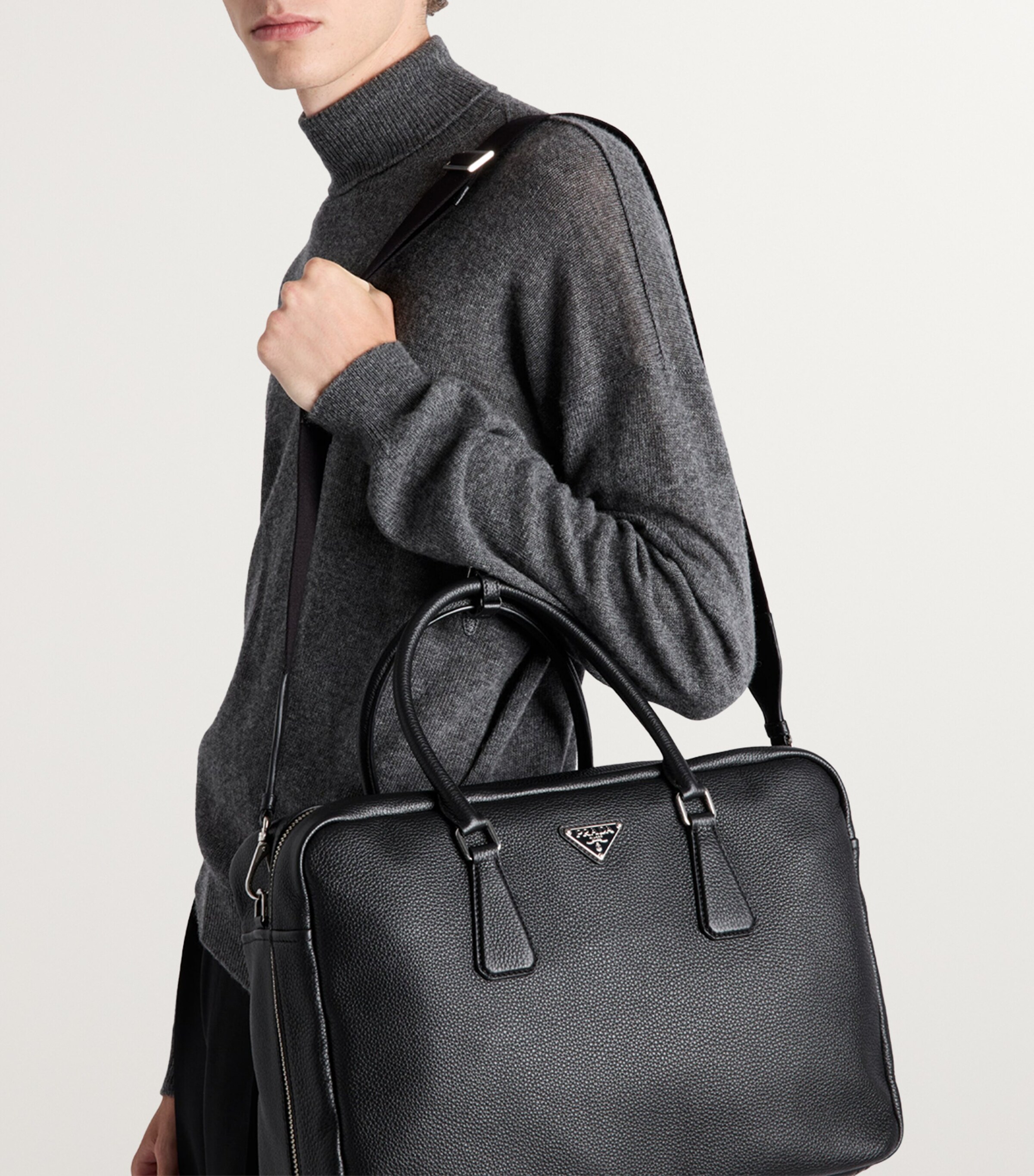 Leather Briefcase F0002 Image 8