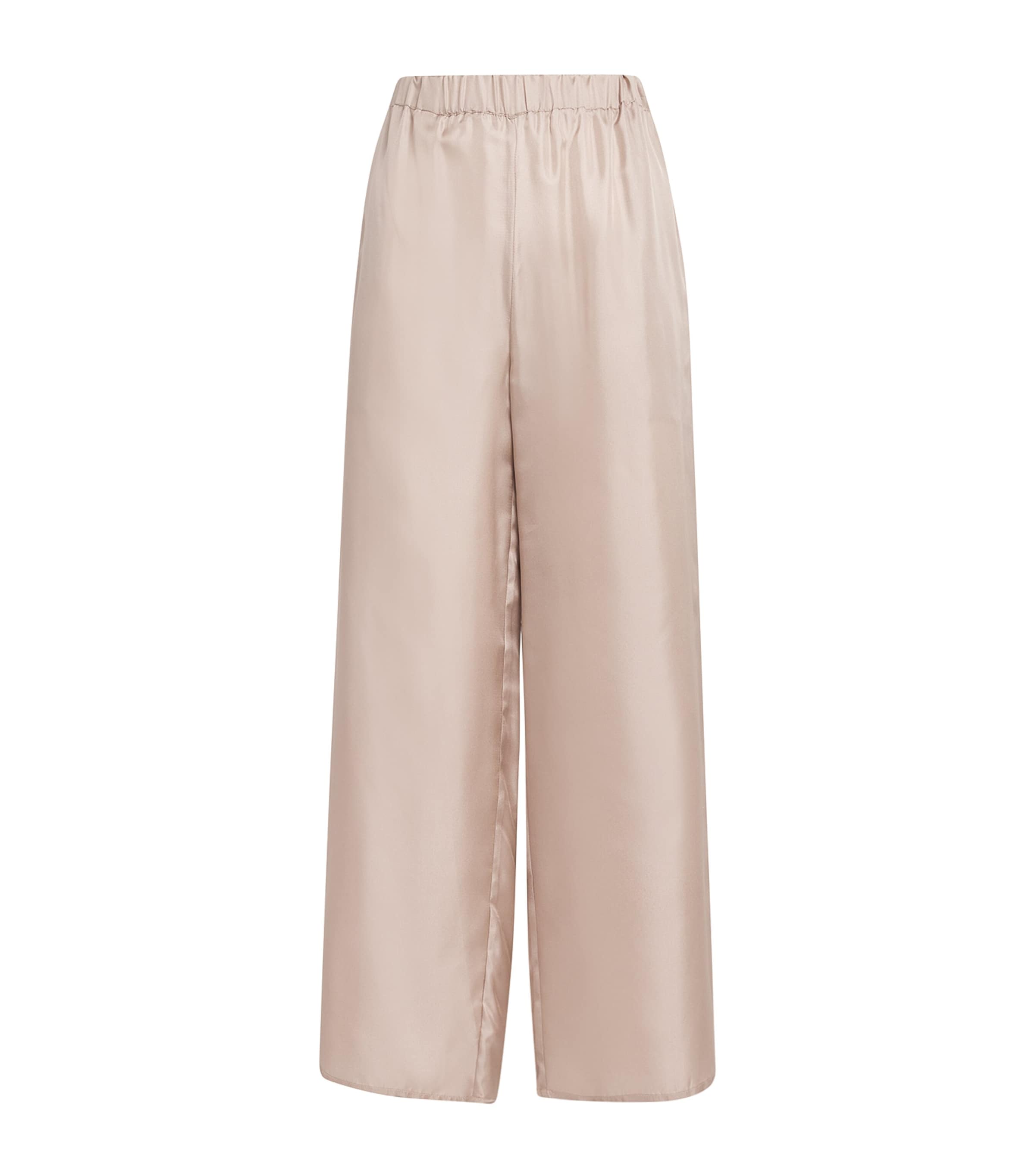 LE KASHA SILK PAMIR WIDE-LEG TROUSERS