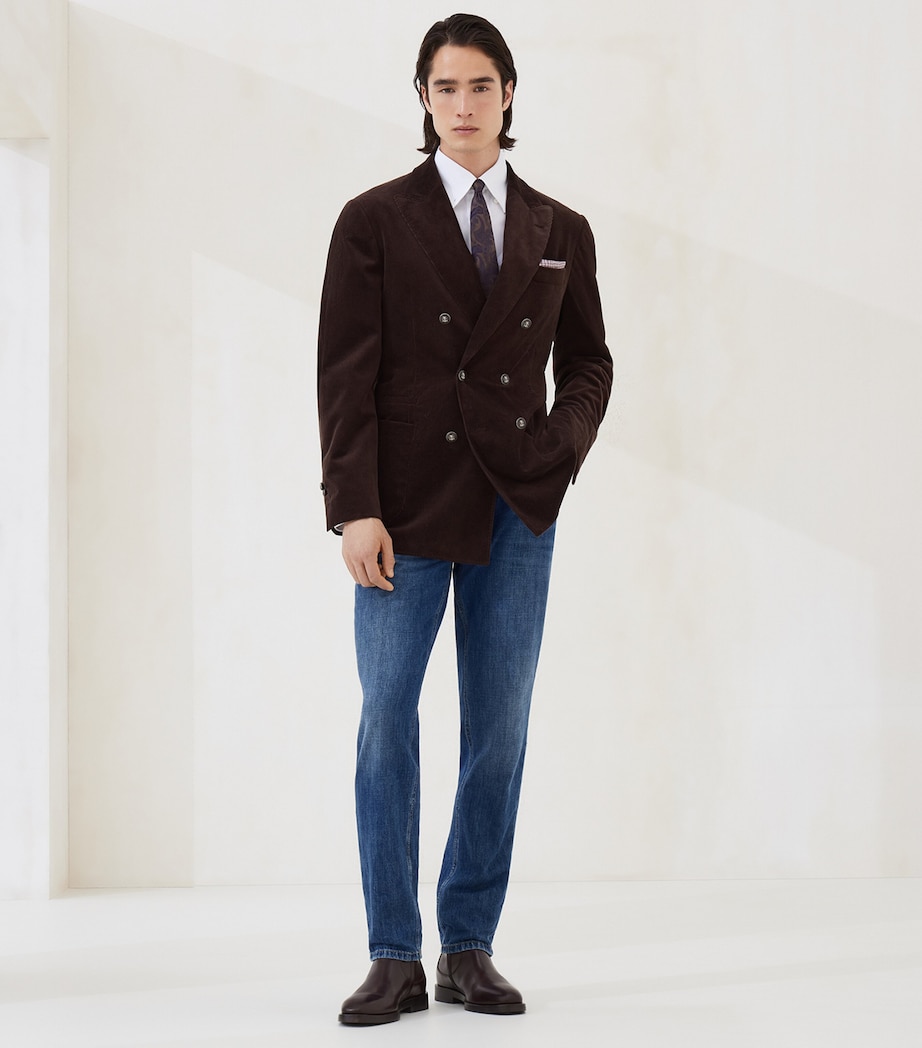 Cotton Twill Button-Down Shirt C159 Image 4