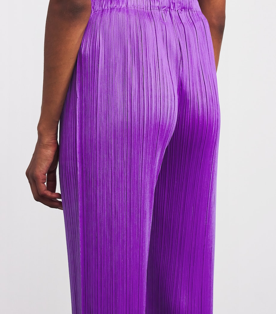 Monthly Colors August Wide-Leg Trousers LIGHT PURPLE Image 6