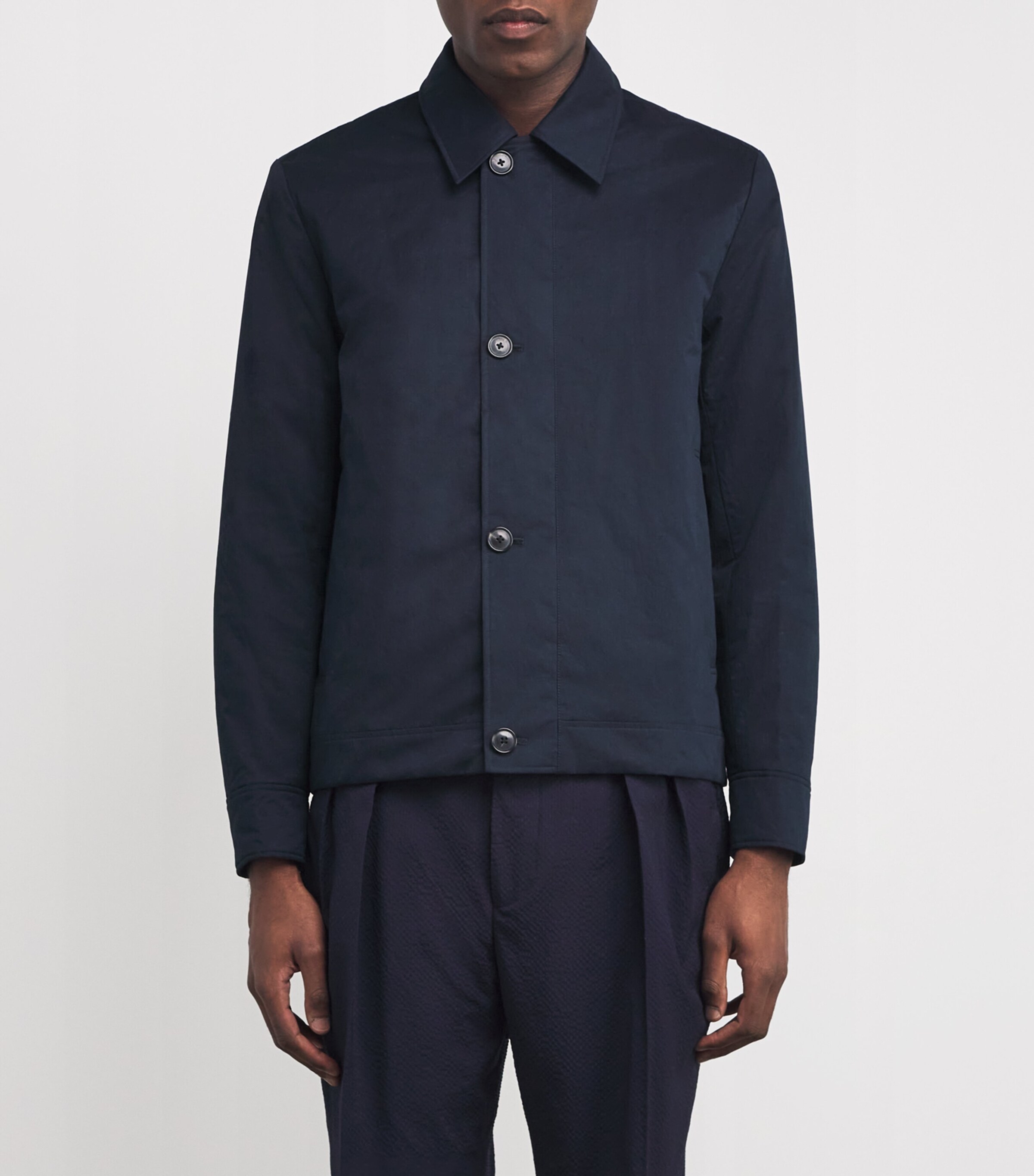 Padded Harrington Jacket 47_NAVY Image 3