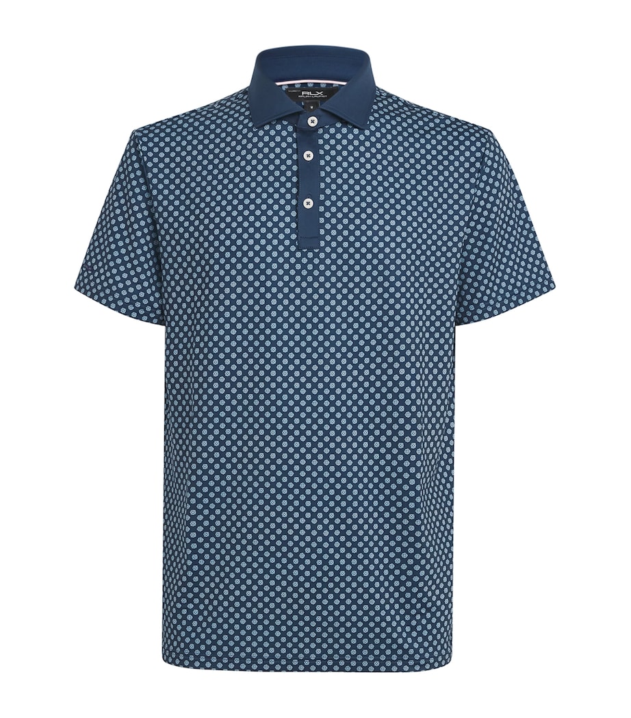 RLX Ralph Lauren Mens Tailored Fit Performance Polo Shirt Ref Nvy Highland Image 1