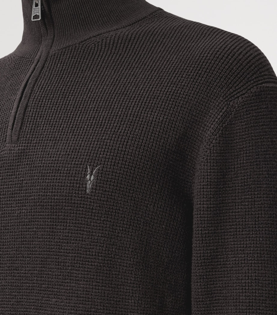 Aspen Quarter-Zip Sweater ESPRESSO BROWN Image 8