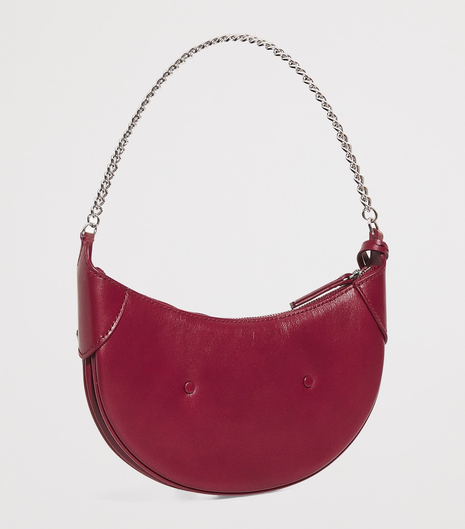 Small Leather ID Shoulder Bag POMEGRANATE Image 3