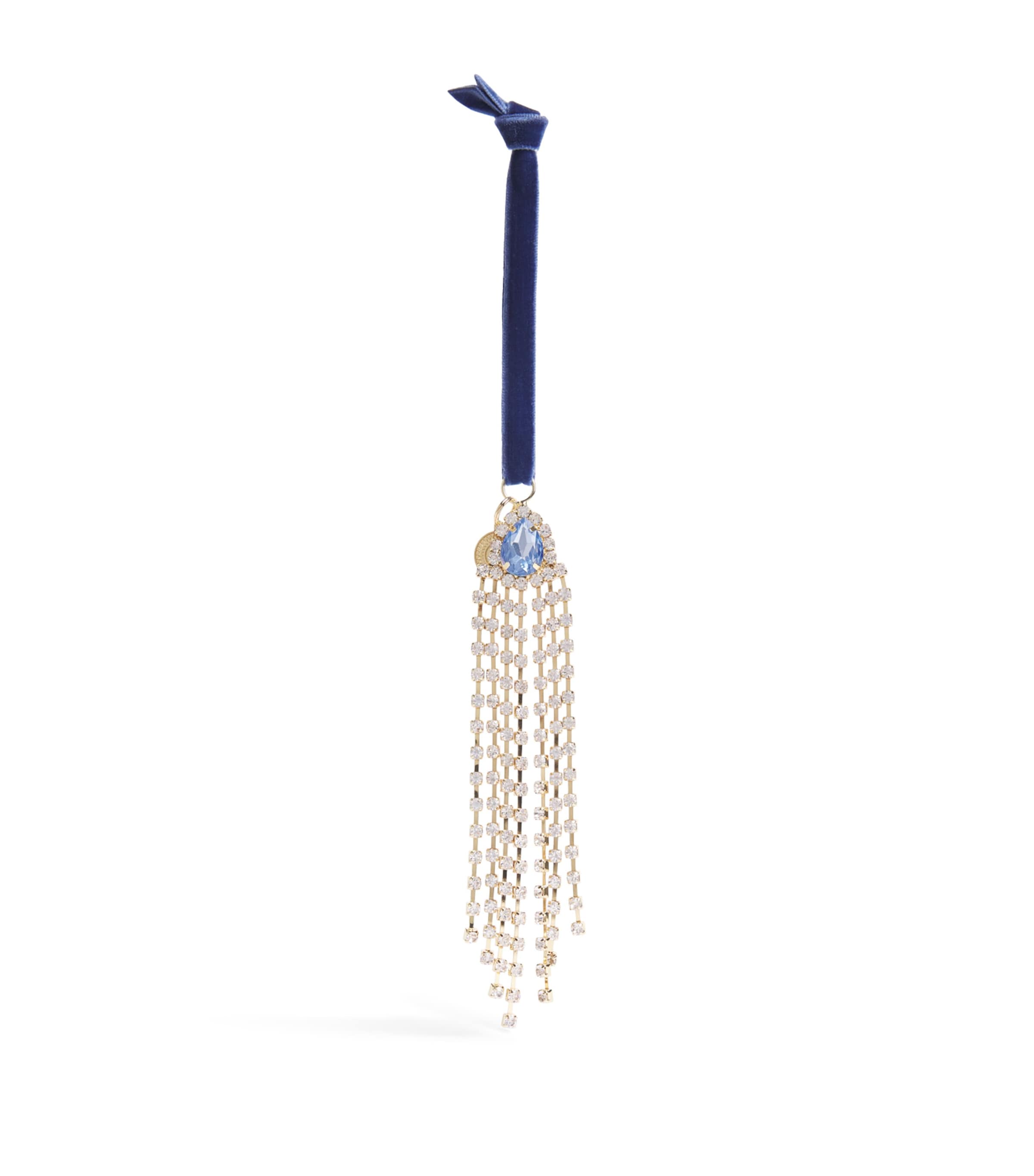 Harrods Crystal-Embellished Drop Tree Decoration Image 1